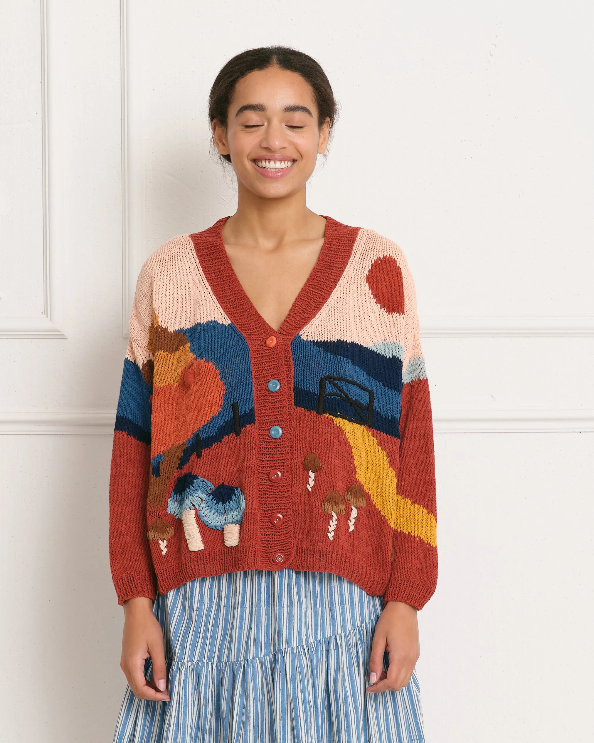Sunwell Cardigan - Moonlight Mushroom sold by Story Mfg. product image thumbnail 3