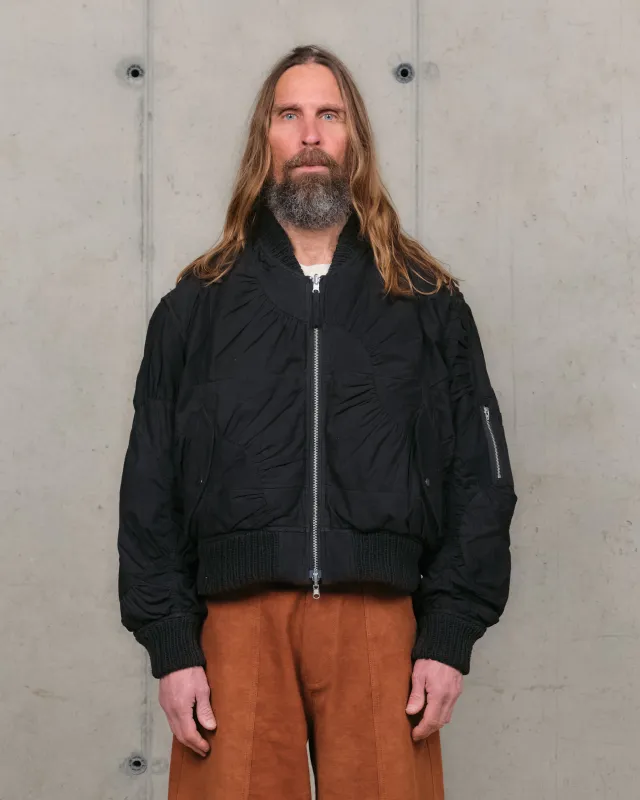 Seed Bomber - Black Wandering Patchwork made by Story Mfg.