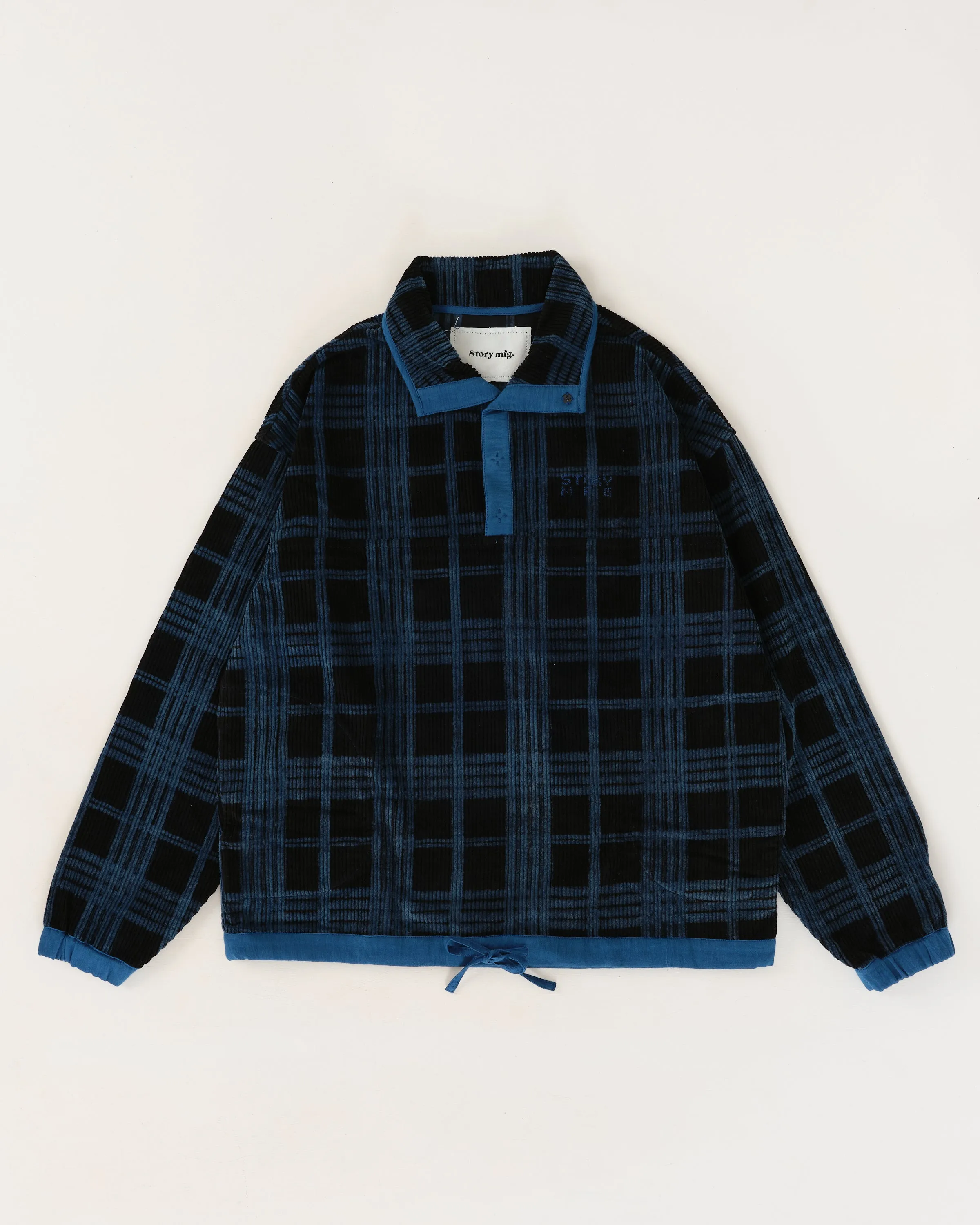 Polite Pullover - Midnight Resist Check sold by Story Mfg. product image thumbnail 3