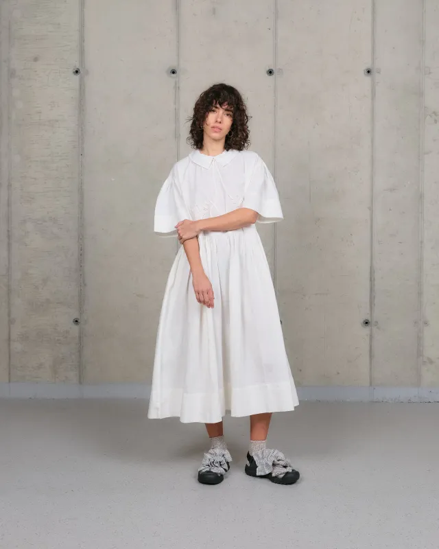 Maple Dress - Ecru Ribbon made by Story Mfg.