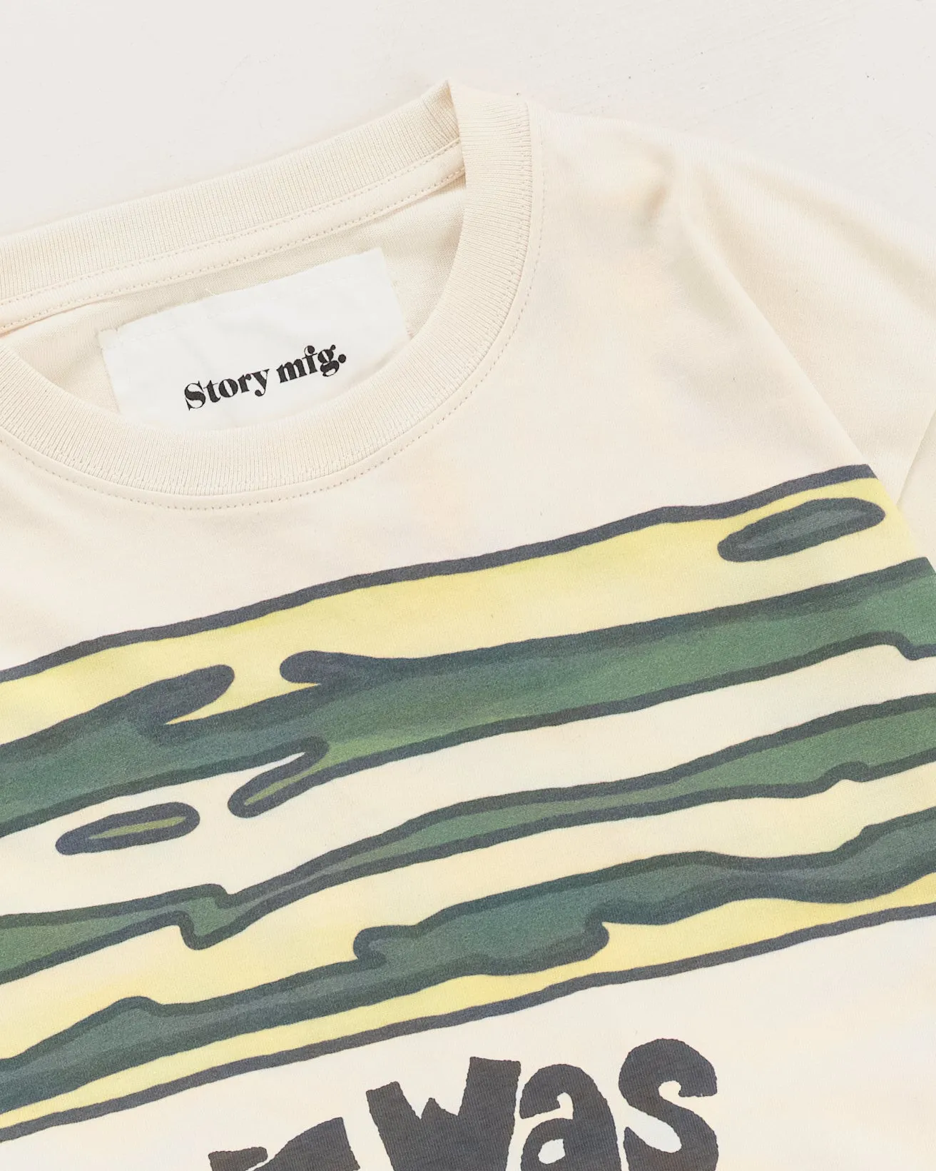 Grateful Tee LS - Ecru This Big sold by Story Mfg. product image thumbnail 5