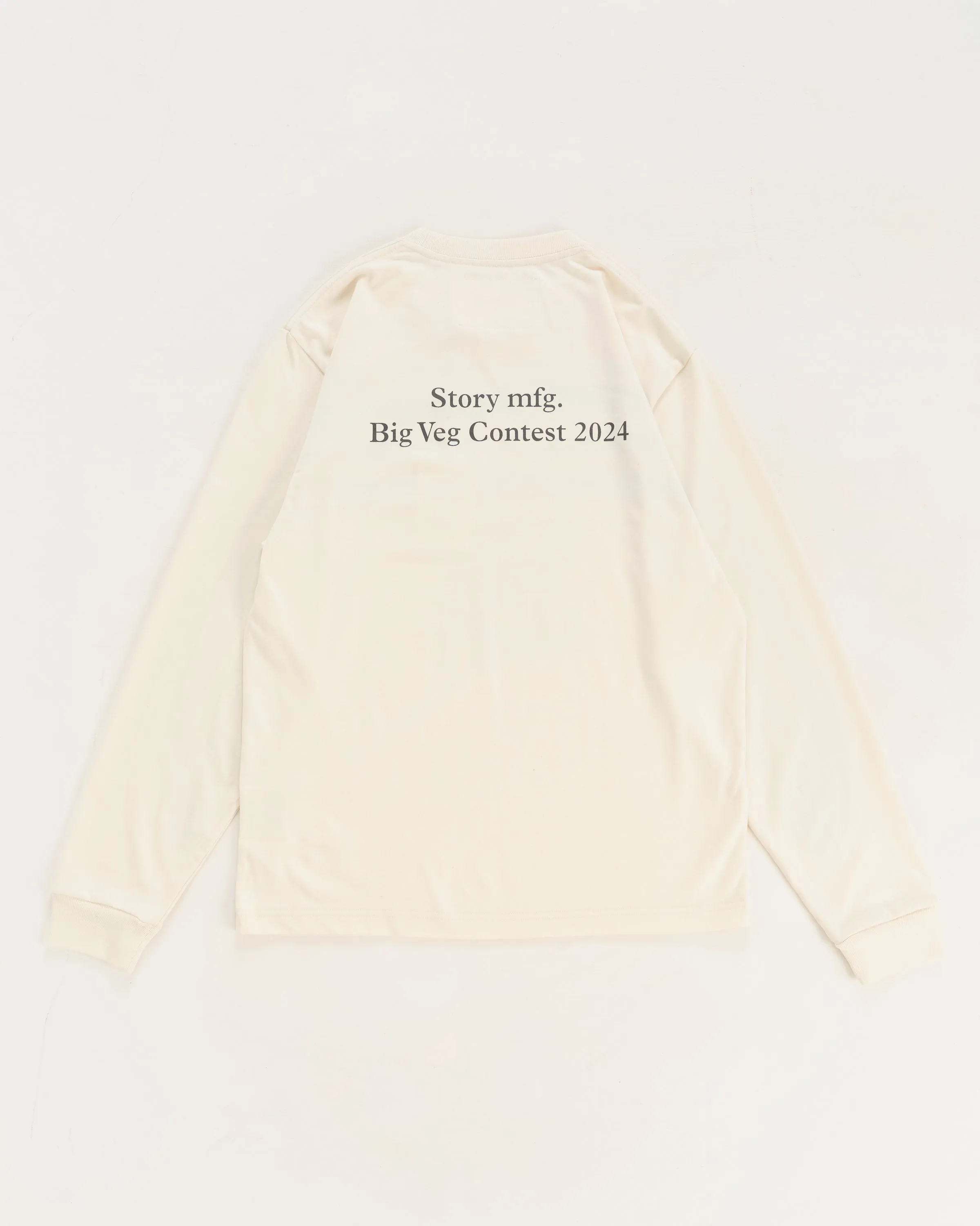 Grateful Tee LS - Ecru This Big sold by Story Mfg. product image thumbnail 3