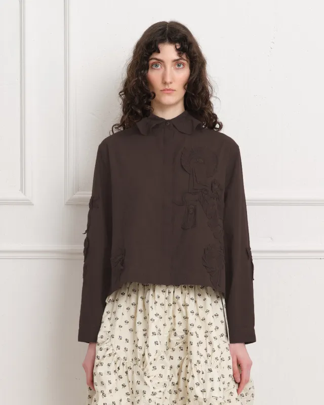 Ella Blouse - Espresso Kindness sold by Story Mfg.