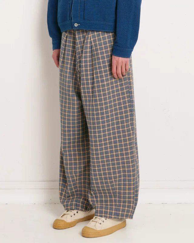 Lush Pants - Mud Check Handloom made by Story Mfg.