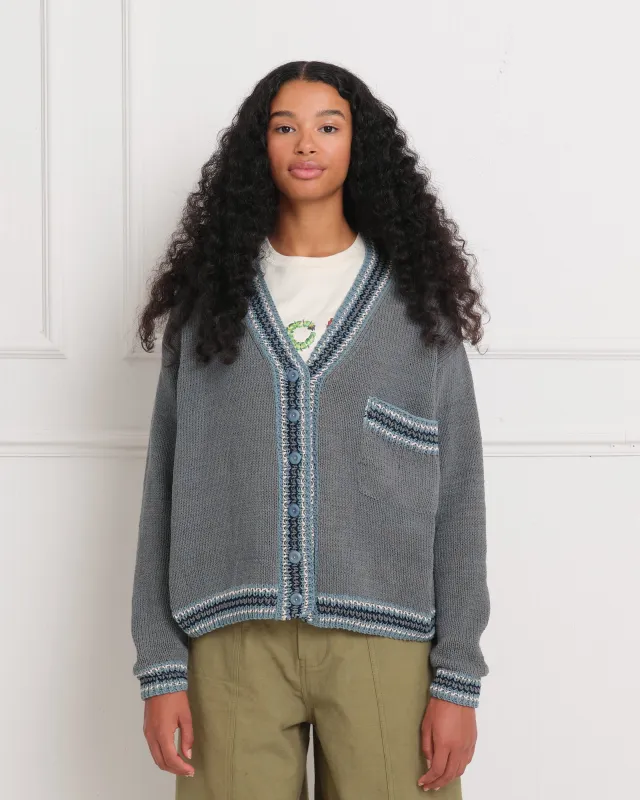 Bulb Knit Cardigan - Purple sold by Story Mfg.