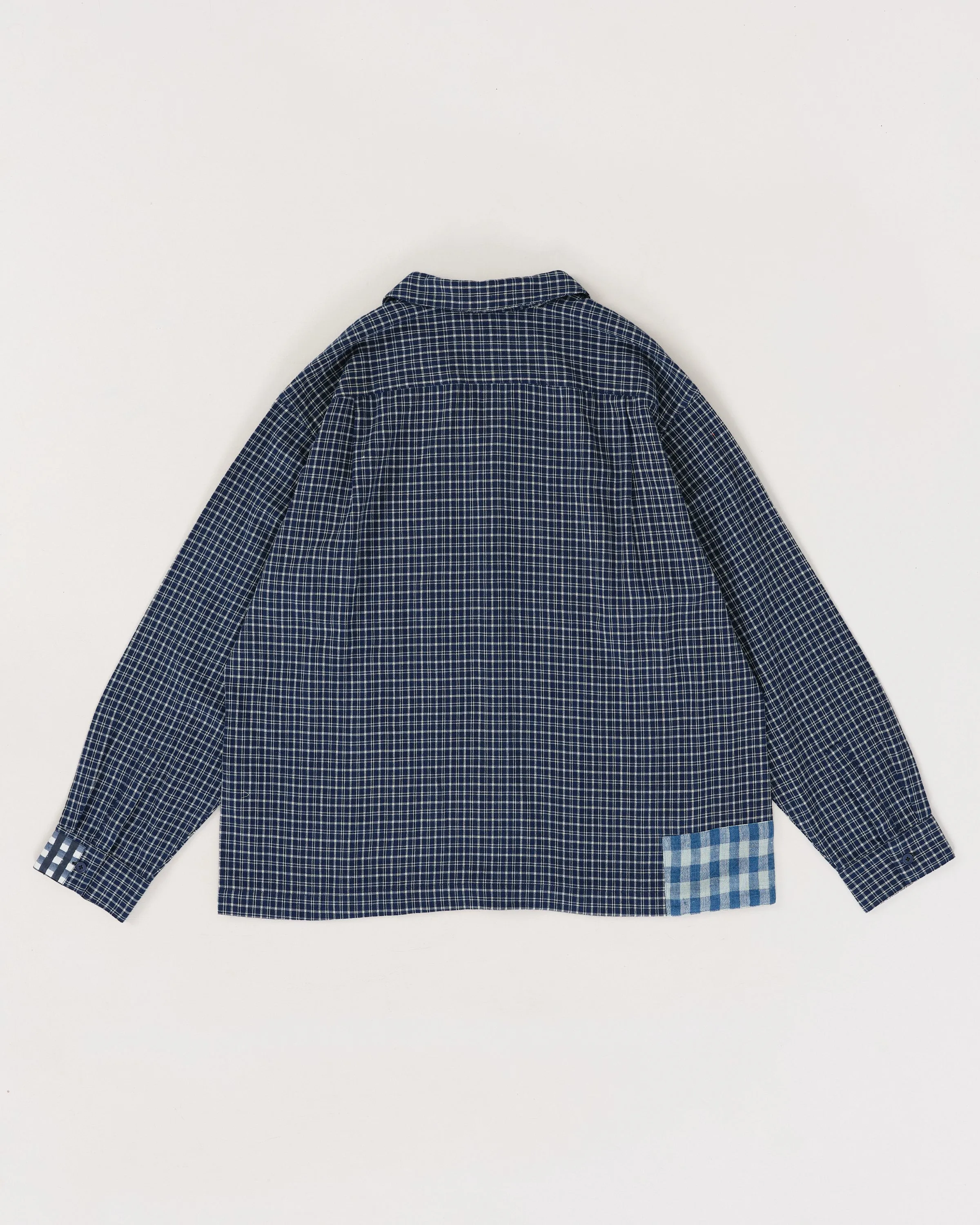PA Shirt LS - Indigo Picnic Handloom sold by Story Mfg. product image thumbnail 4