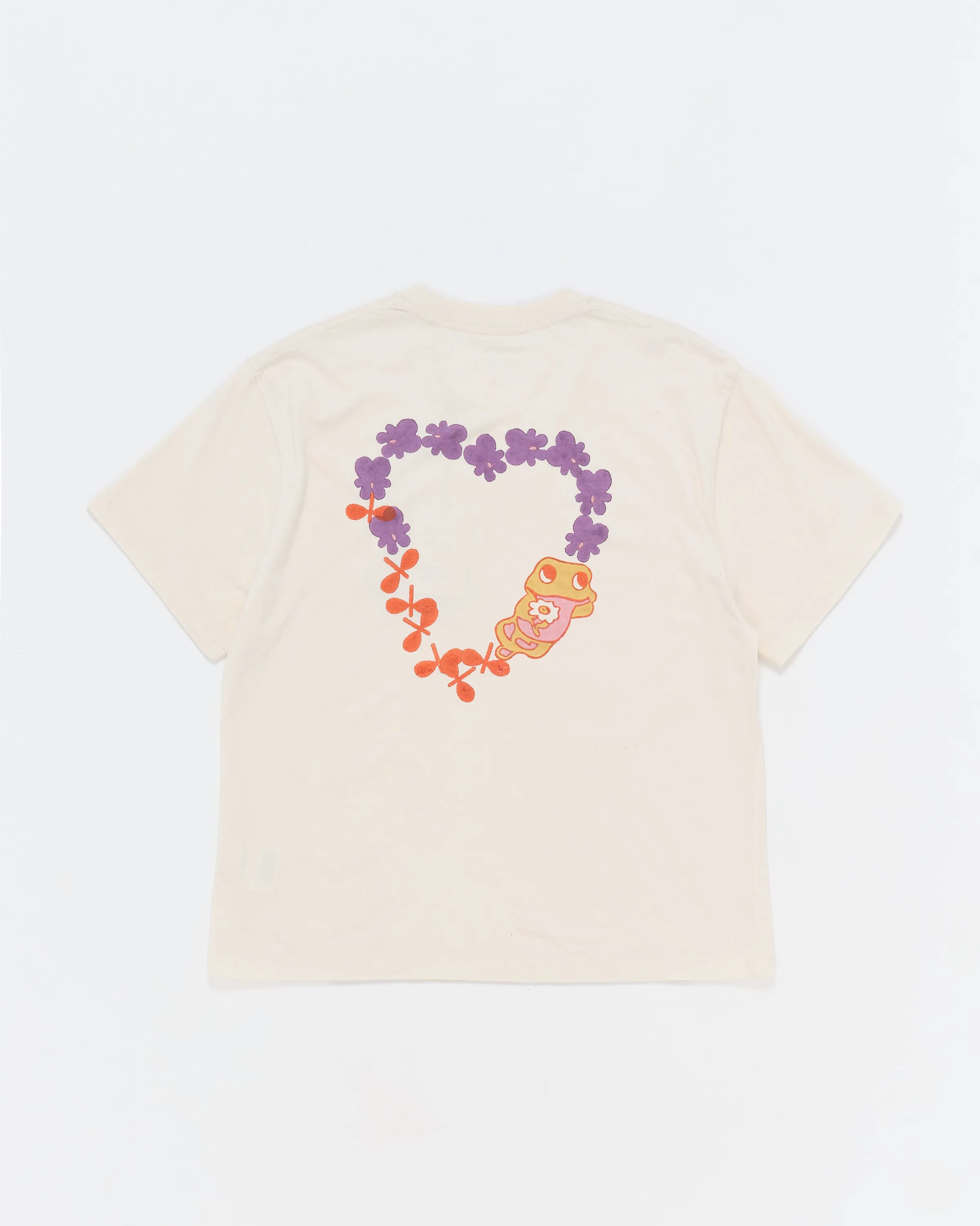 Grateful Tee SS - Ecru Earth Trip Heart sold by Story Mfg. product image thumbnail 4