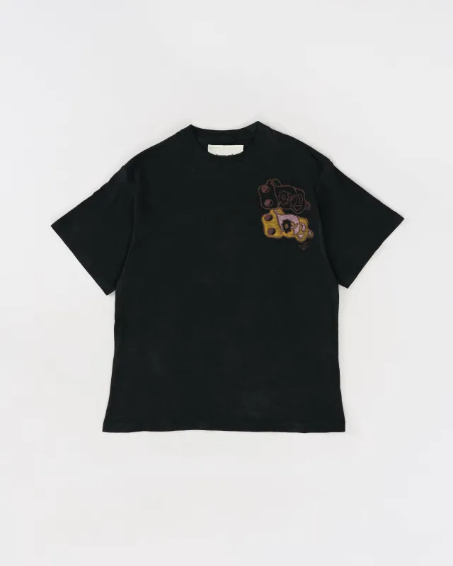 Grateful Tee SS - Black Earth Trip Heart sold by Story Mfg.