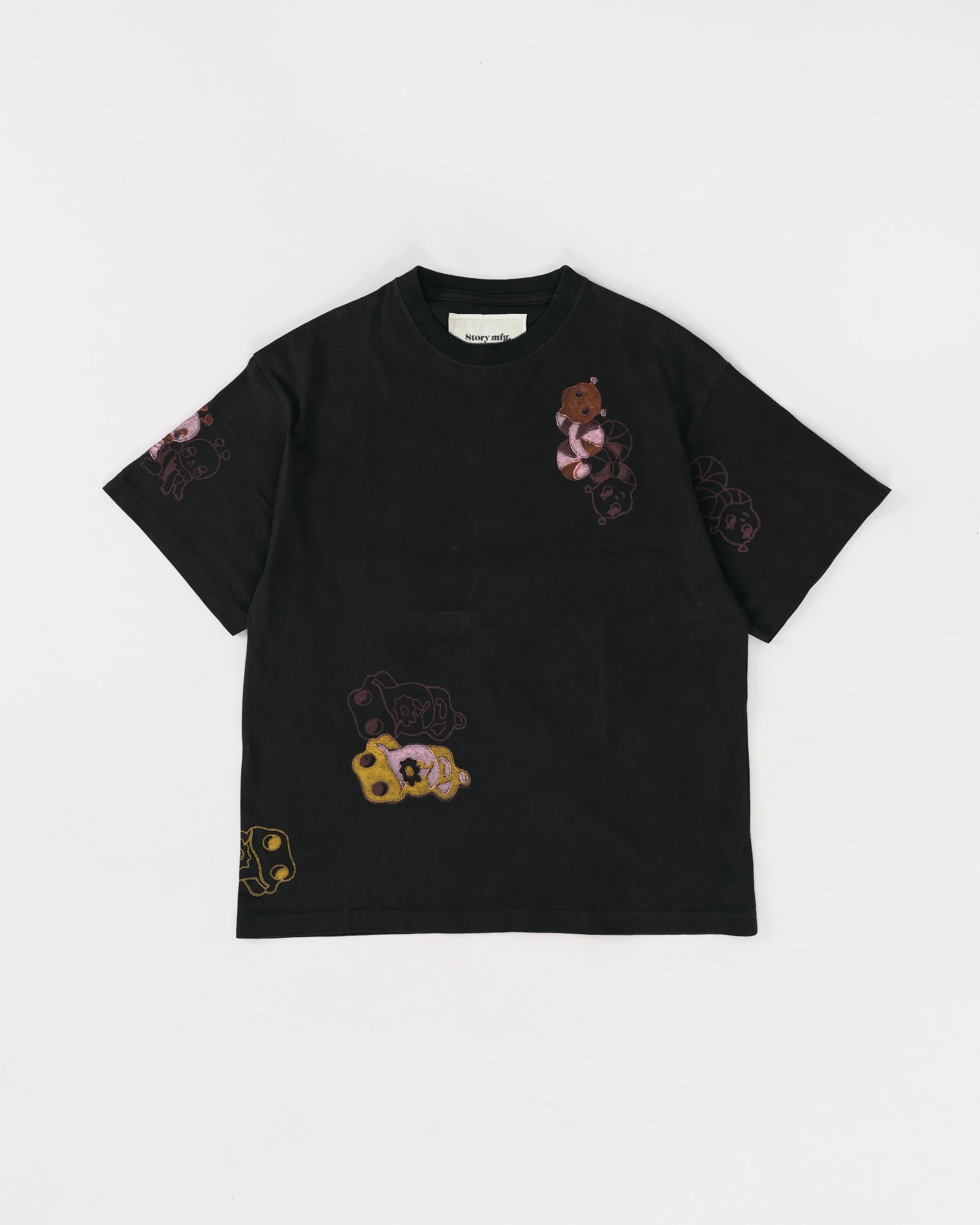 Grateful Tee SS - Black Earth Trip Spiral sold by Story Mfg.