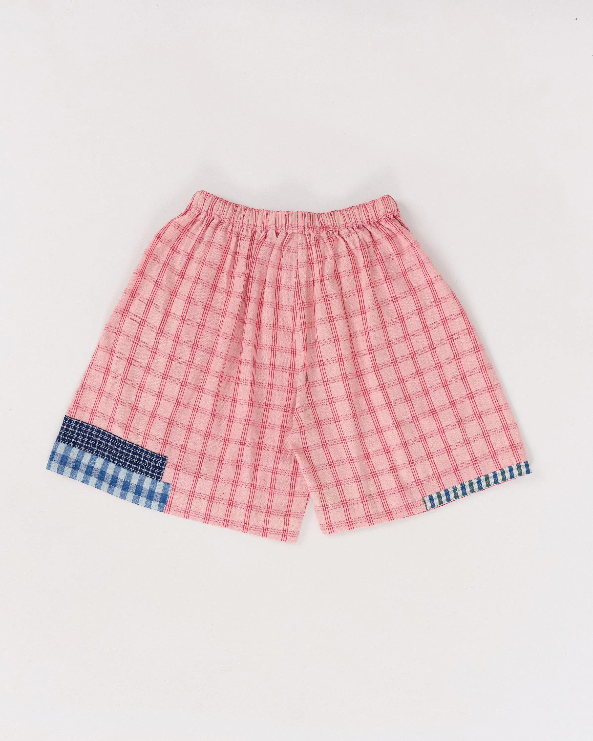 Bridge Shorts - Pink Picnic Handloom sold by Story Mfg. product image thumbnail 4