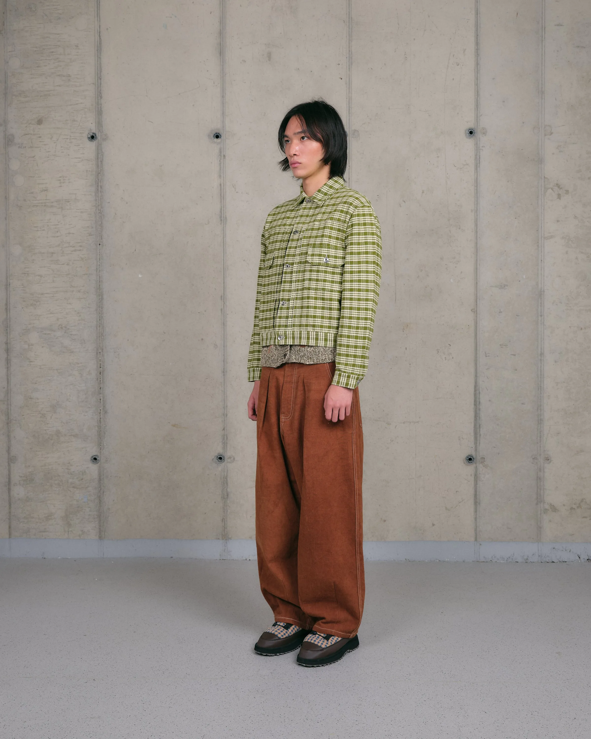 Tuesday Jacket - Moss Check Handloom sold by Story Mfg. product image thumbnail 3