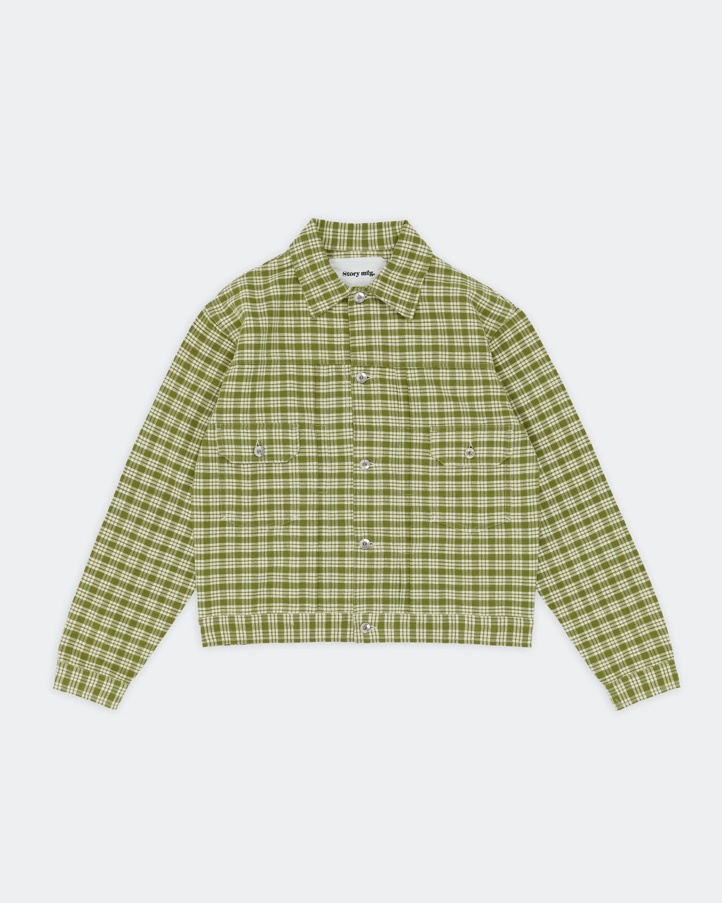 Tuesday Jacket - Moss Check Handloom sold by Story Mfg. product image thumbnail 2