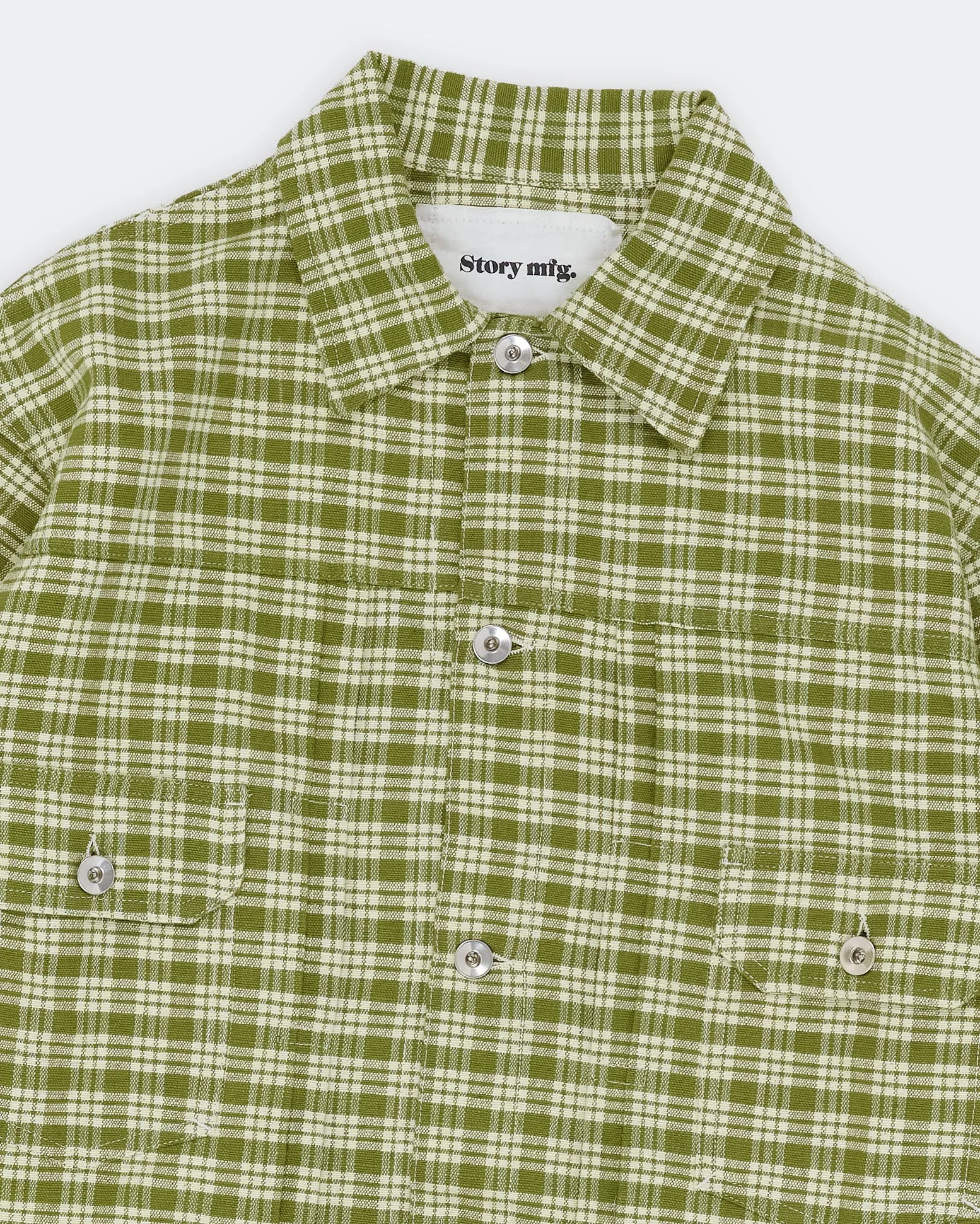 Tuesday Jacket - Moss Check Handloom sold by Story Mfg. product image thumbnail 4