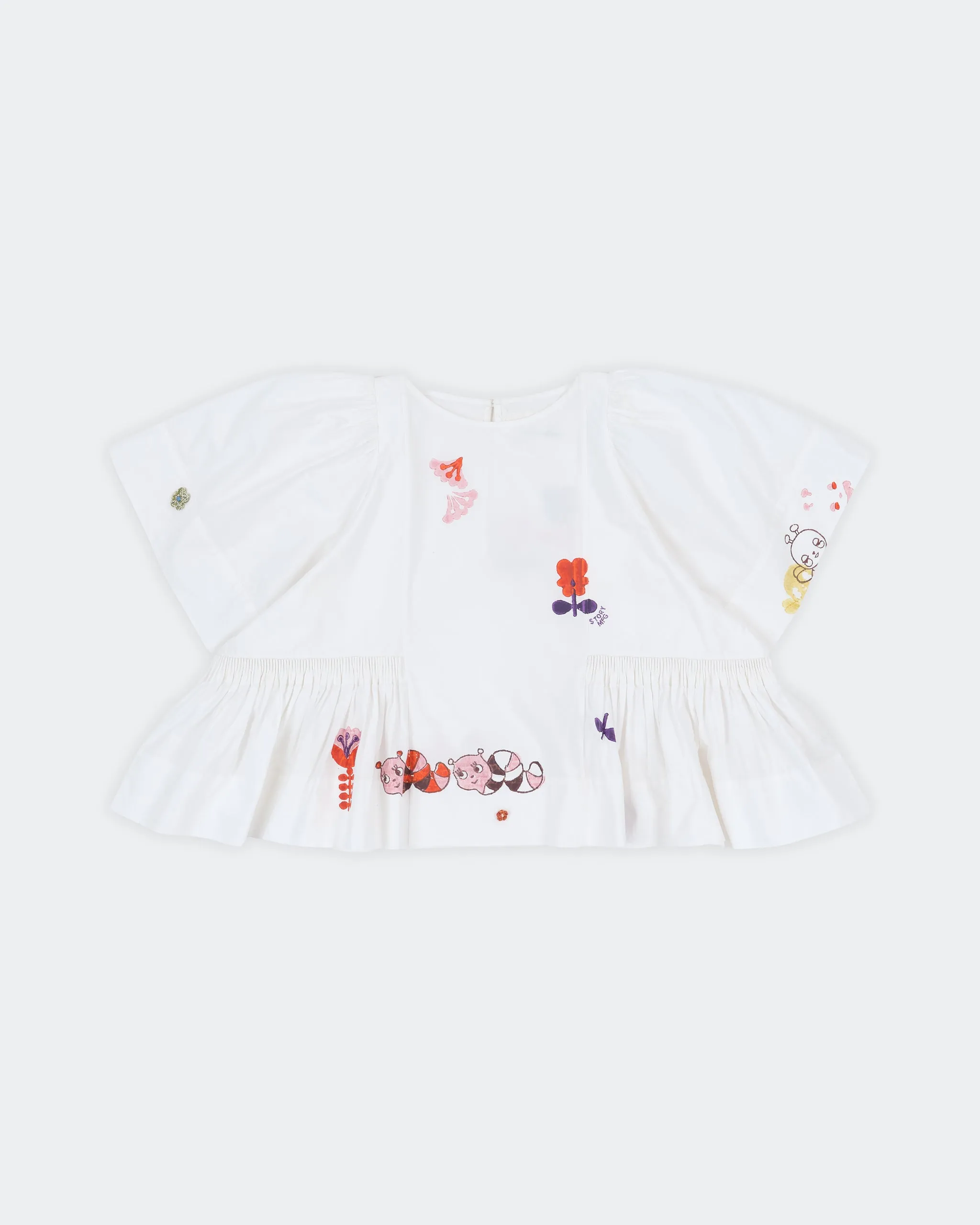 Ramson Top - Ecru Earth Trip sold by Story Mfg.