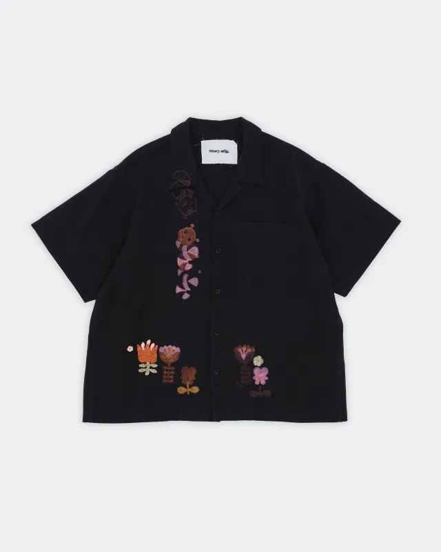 Greetings Shirt SS - Black Earth Trip sold by Story Mfg.