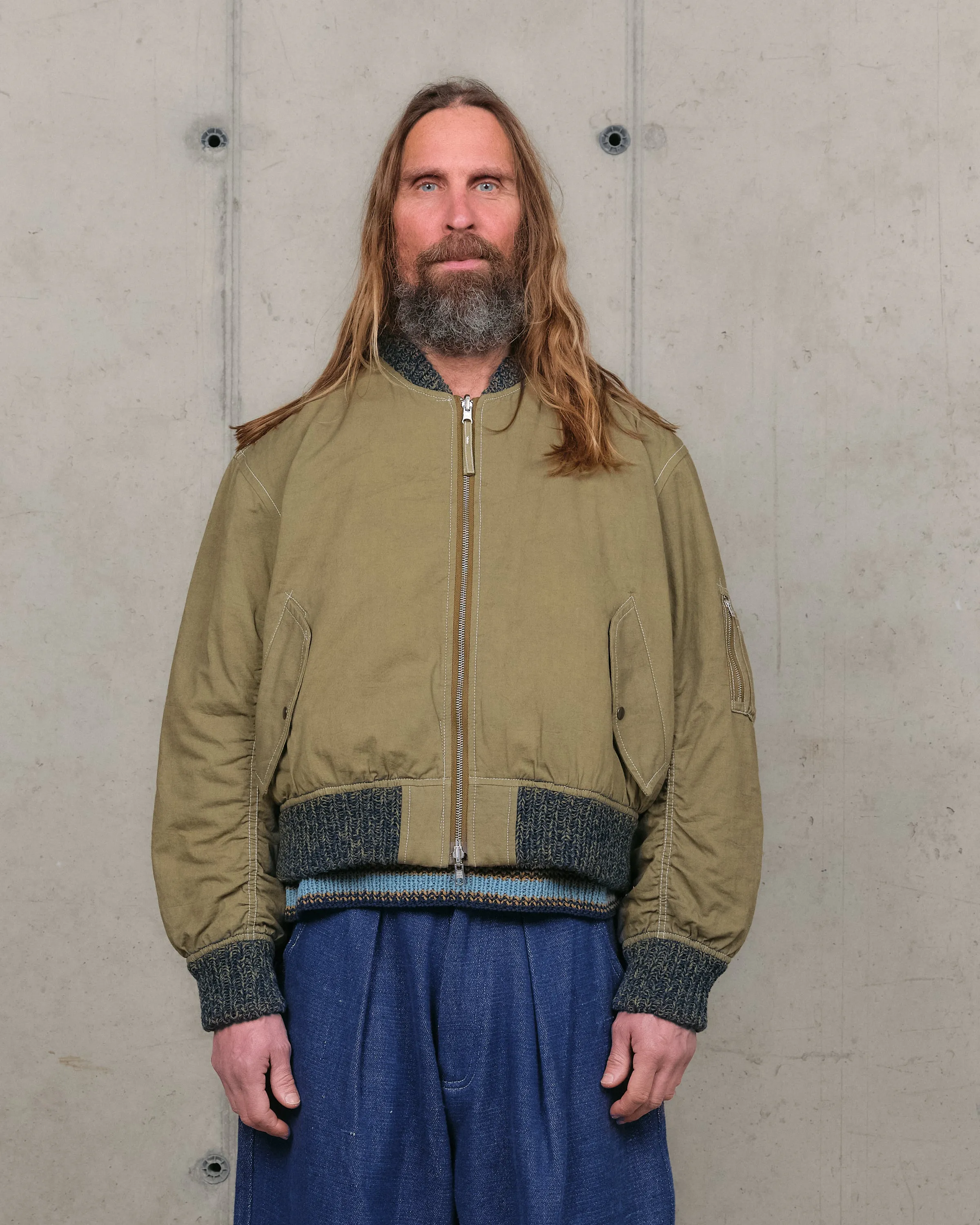 Seed Bomber - Olive Wonky-Wear sold by Story Mfg.