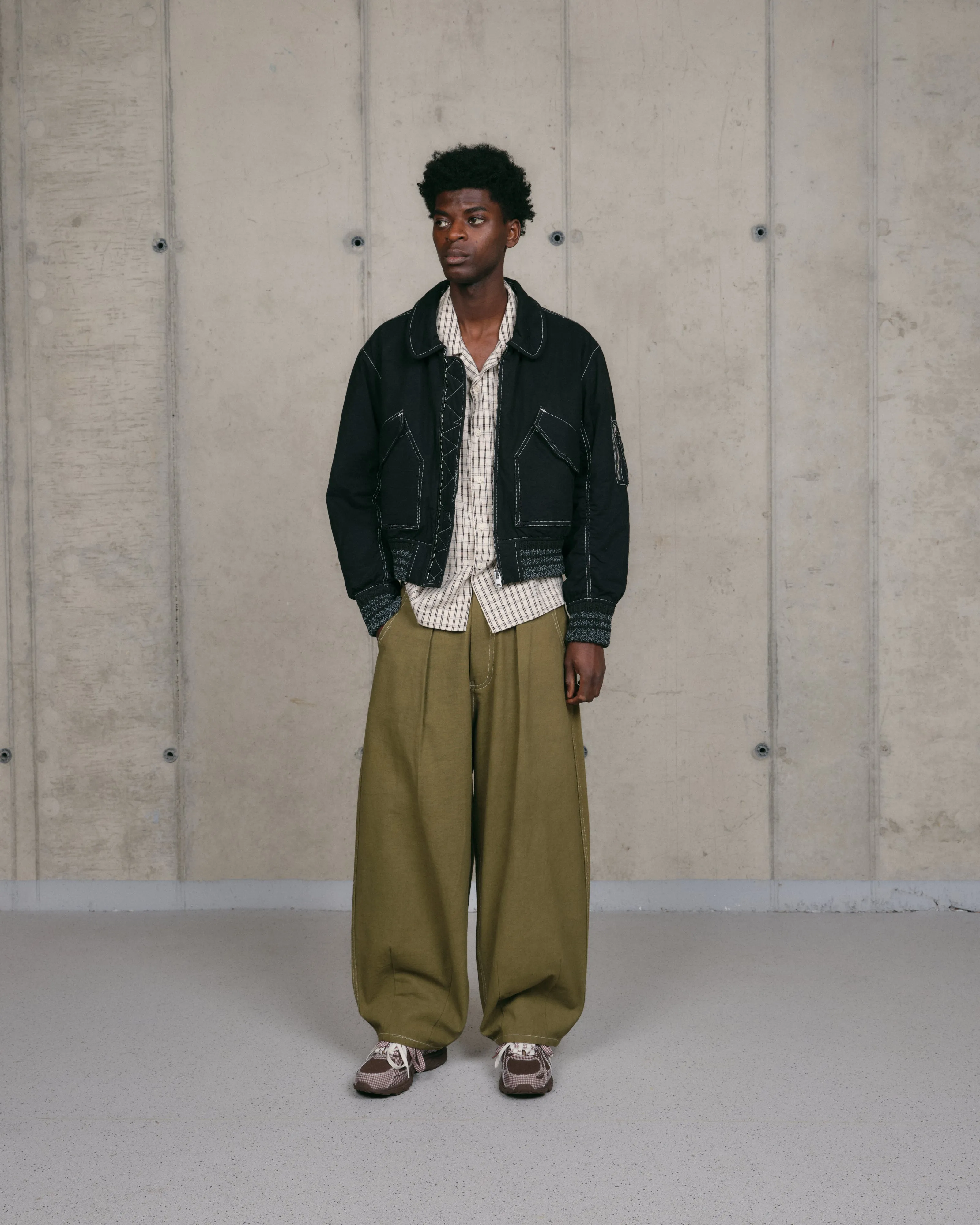 Grain Jacket - Black Wonky-Wear sold by Story Mfg. product image thumbnail 4