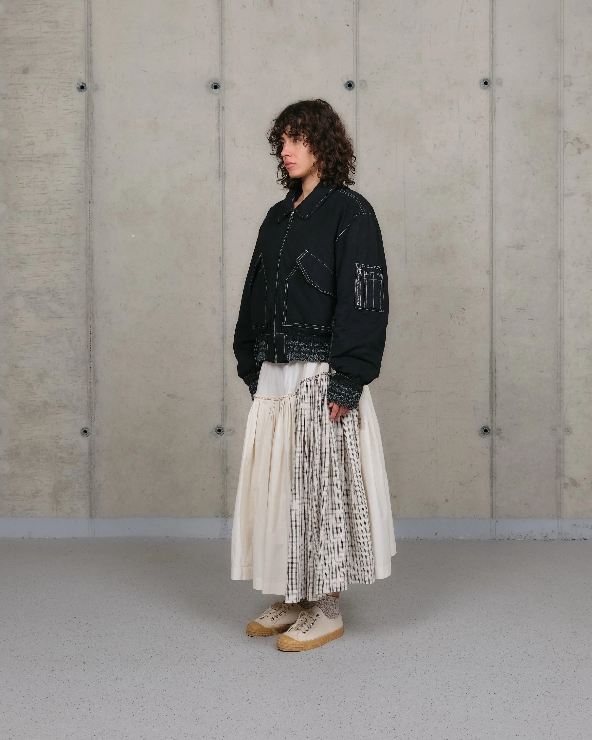 Grain Jacket - Black Wonky-Wear sold by Story Mfg. product image thumbnail 2
