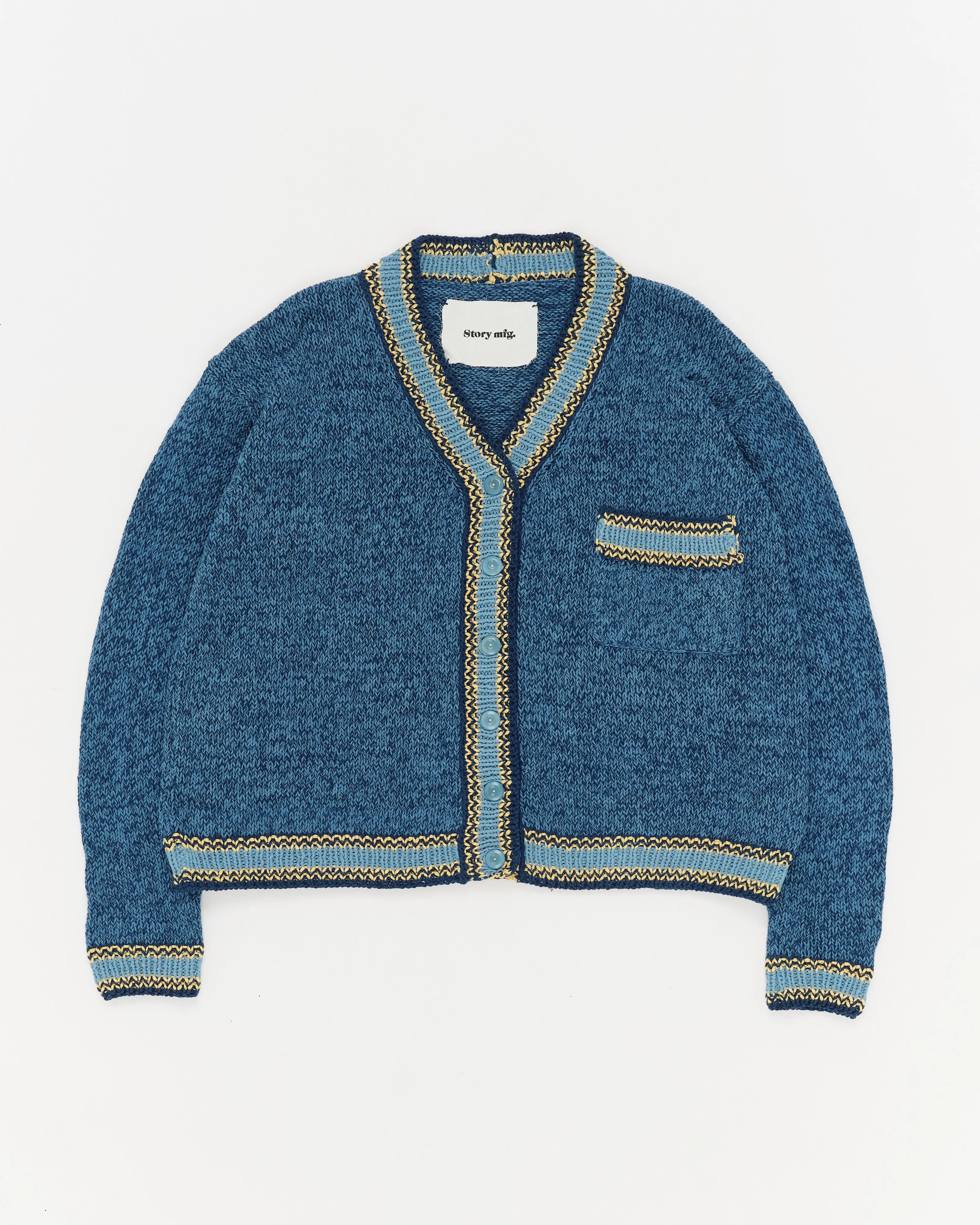 Bulb Knit Cardigan - Twisted Indigo sold by Story Mfg. product image thumbnail 2