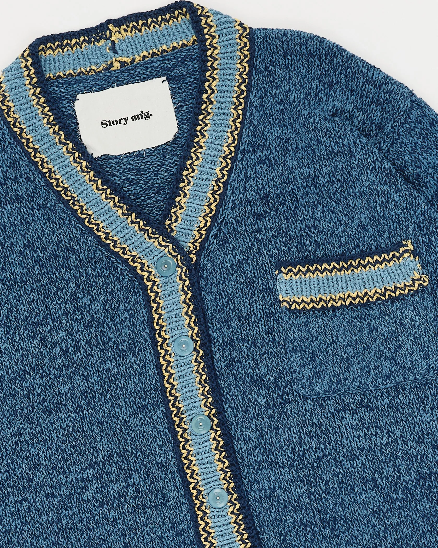 Bulb Knit Cardigan - Twisted Indigo sold by Story Mfg. product image thumbnail 4