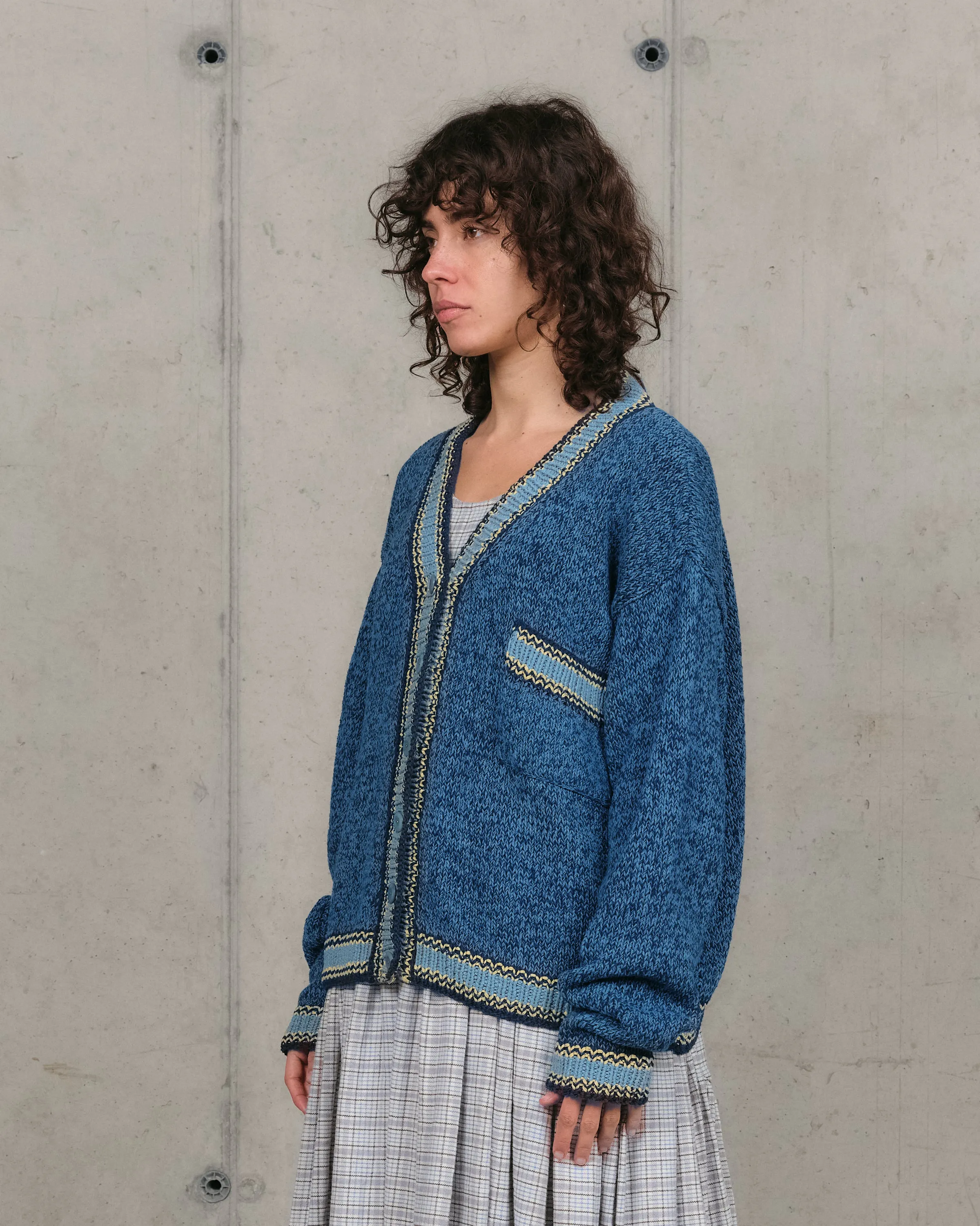 Bulb Knit Cardigan - Twisted Indigo sold by Story Mfg. product image thumbnail 5