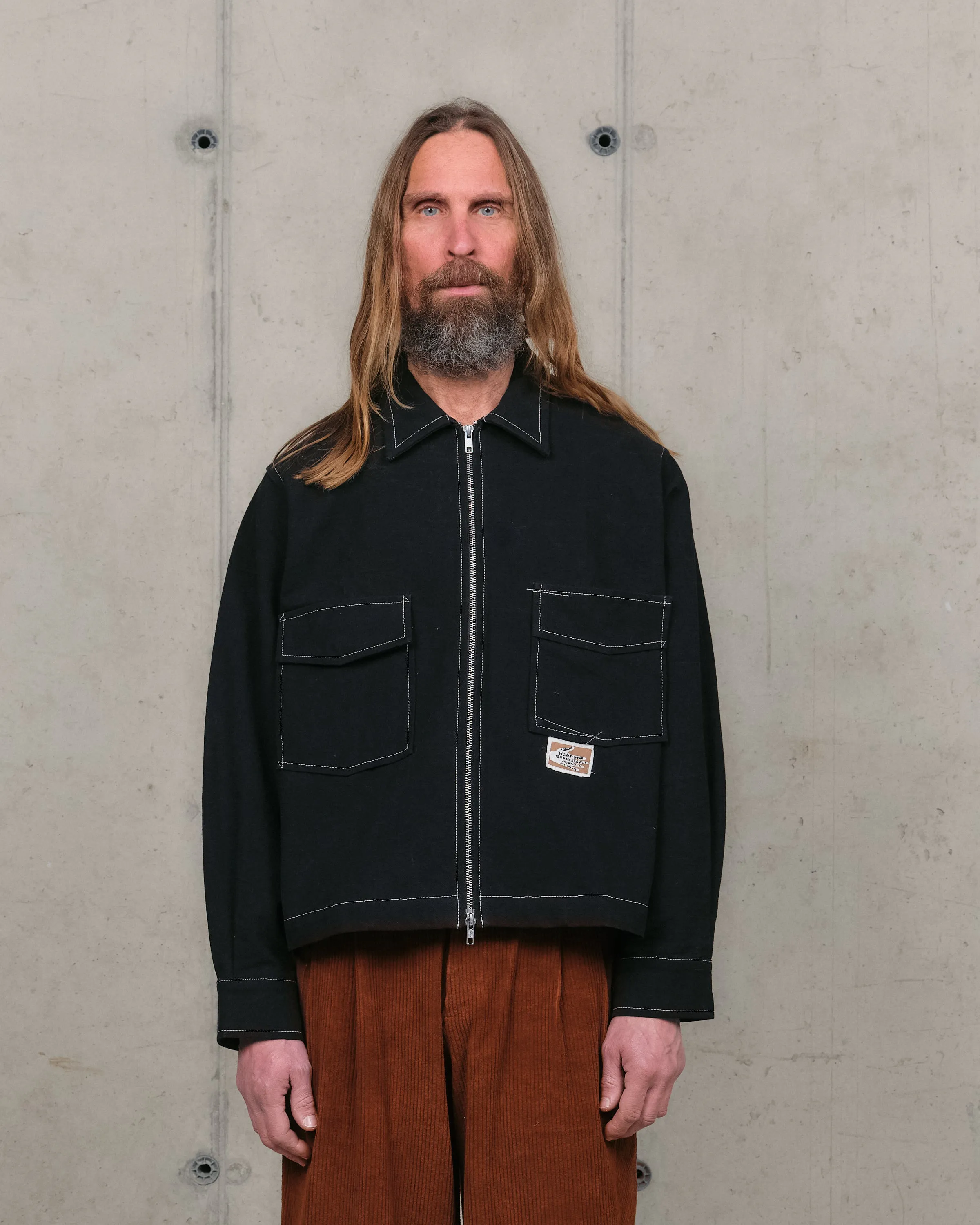 555 Jacket - Black Wonky-Wear sold by Story Mfg.