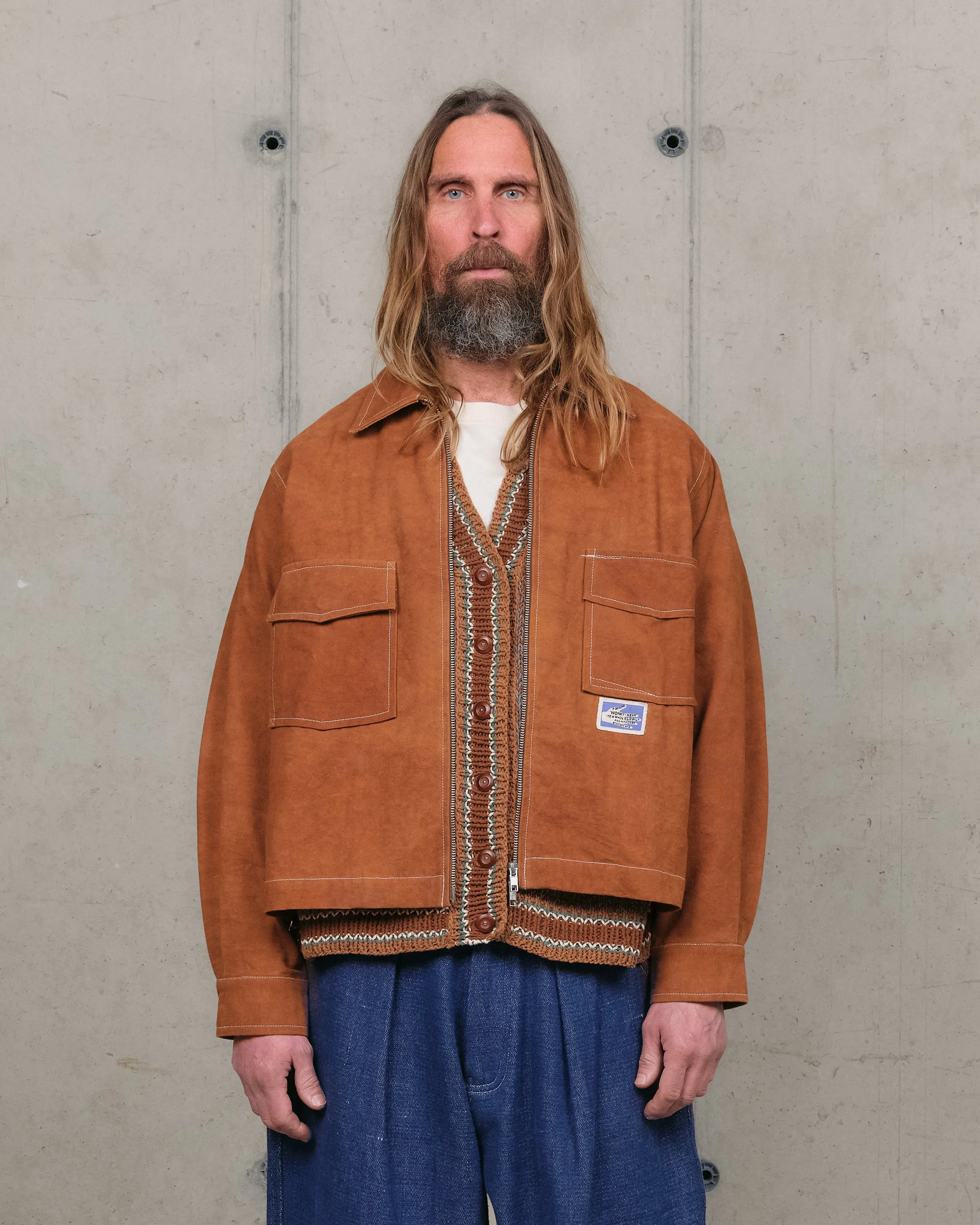 555 Jacket - Brown Wonky-Wear sold by Story Mfg.