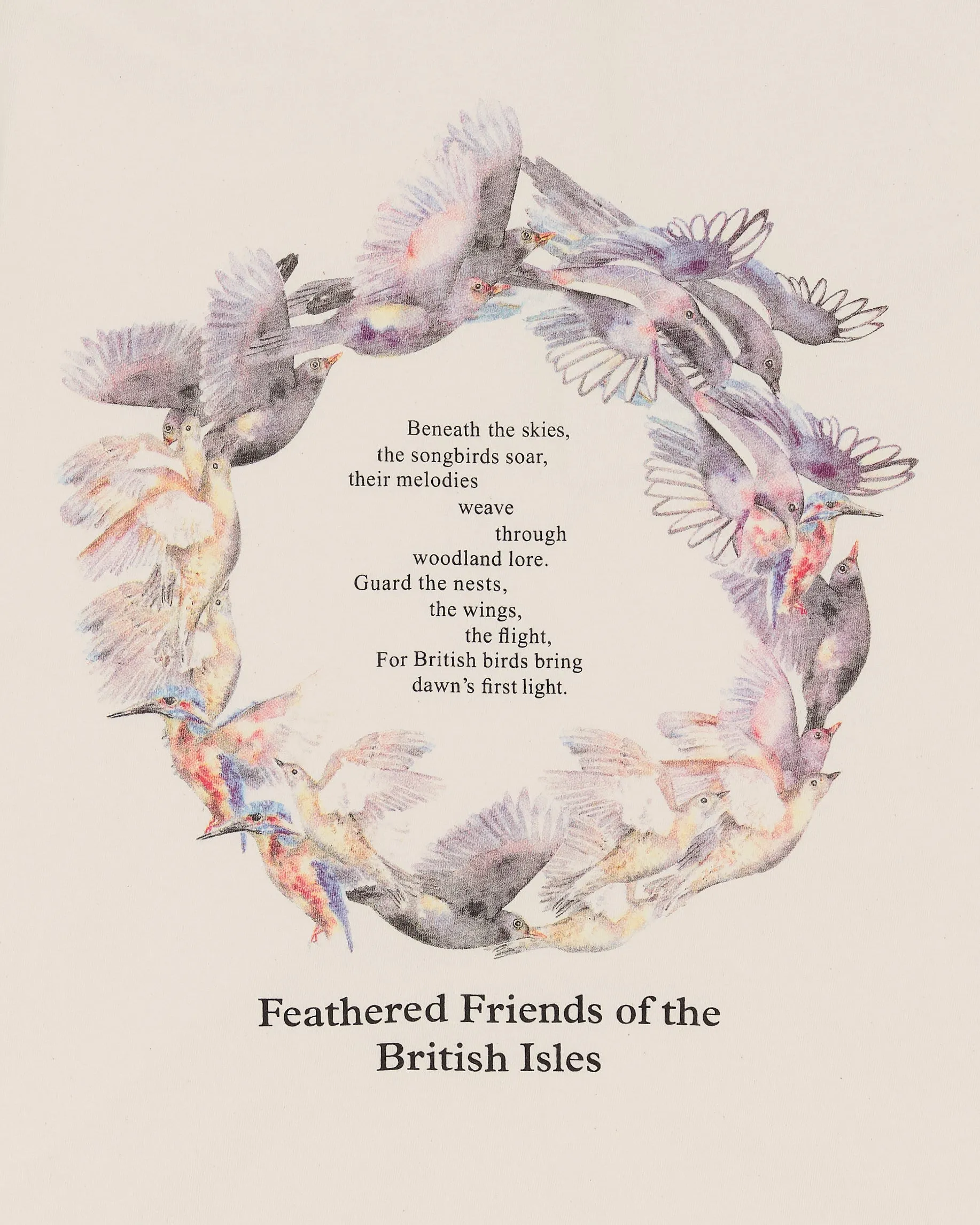 Grateful Tee SS - Feathered Friends sold by Story Mfg. product image thumbnail 2