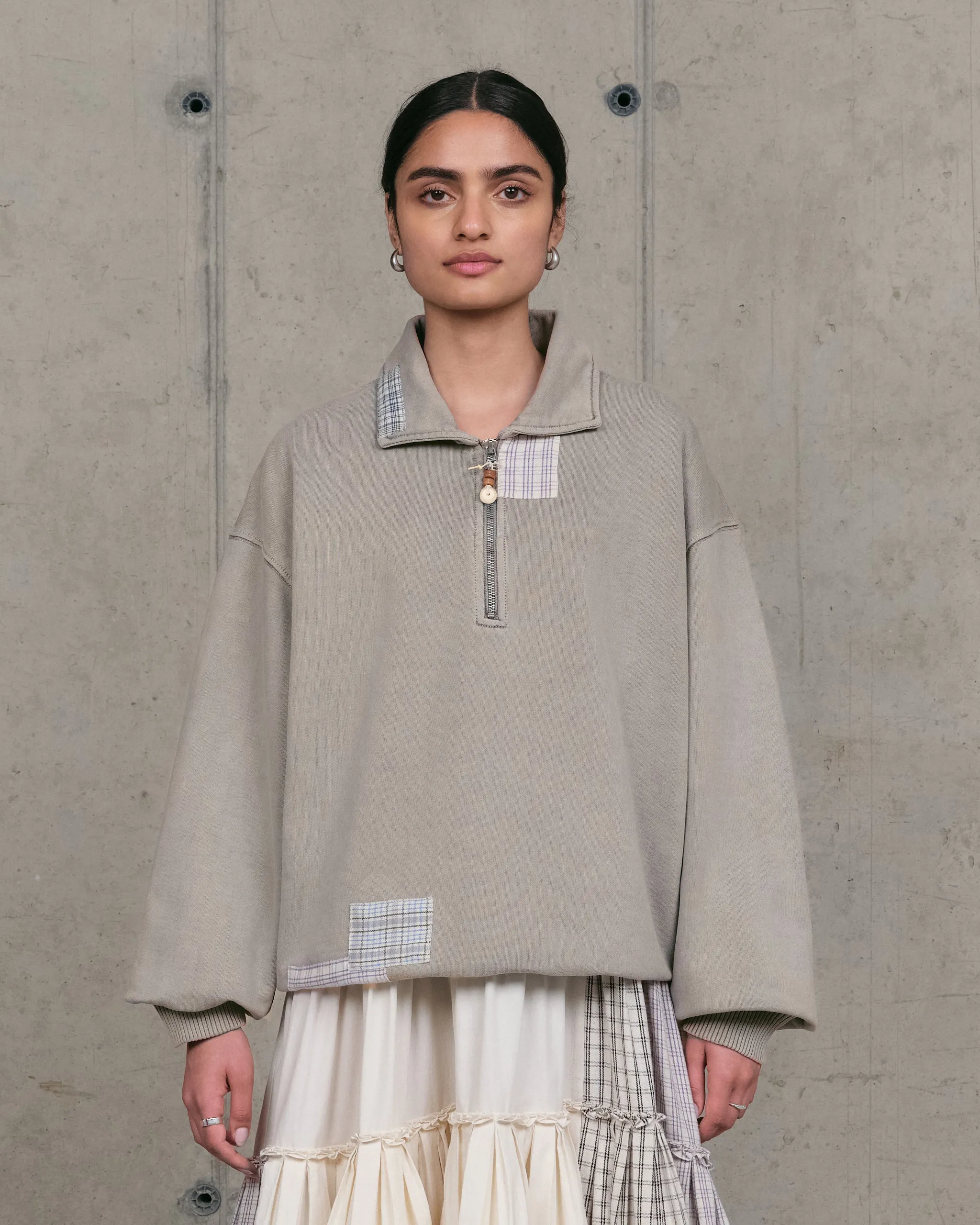 Geo Pullover - Grey Picnic sold by Story Mfg.