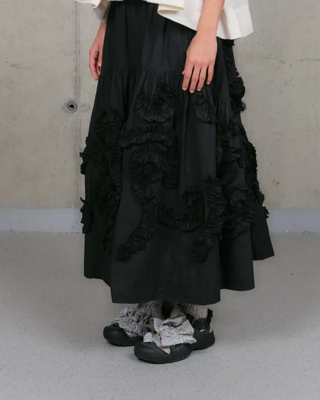 Orbit Skirt - Black Fossil sold by Story Mfg.