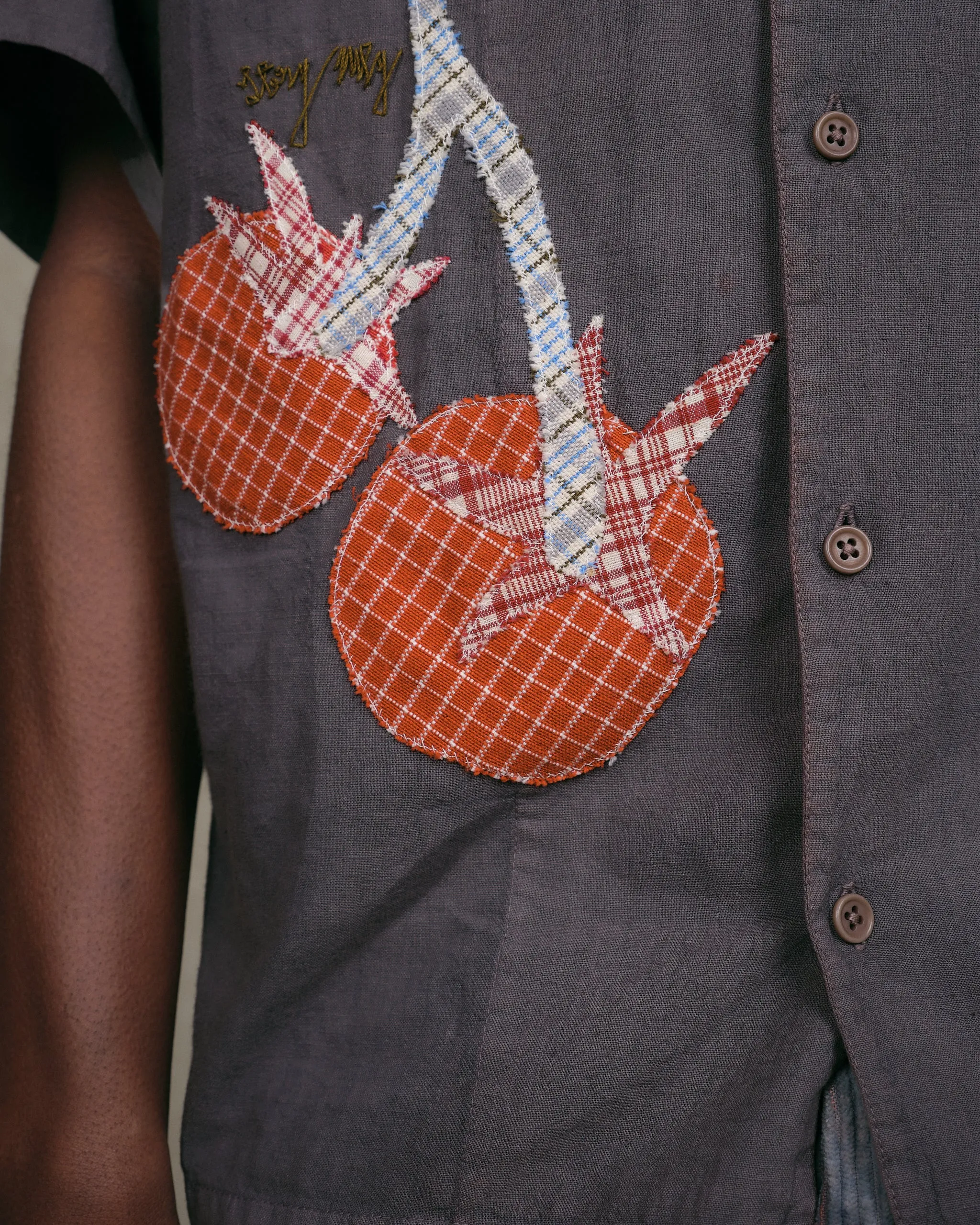 Greetings Shirt SS - Tomato sold by Story Mfg. product image thumbnail 3