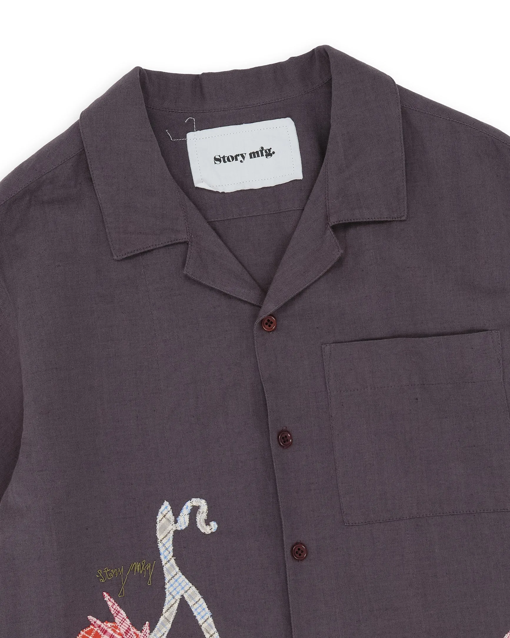 Greetings Shirt SS - Tomato sold by Story Mfg. product image thumbnail 4