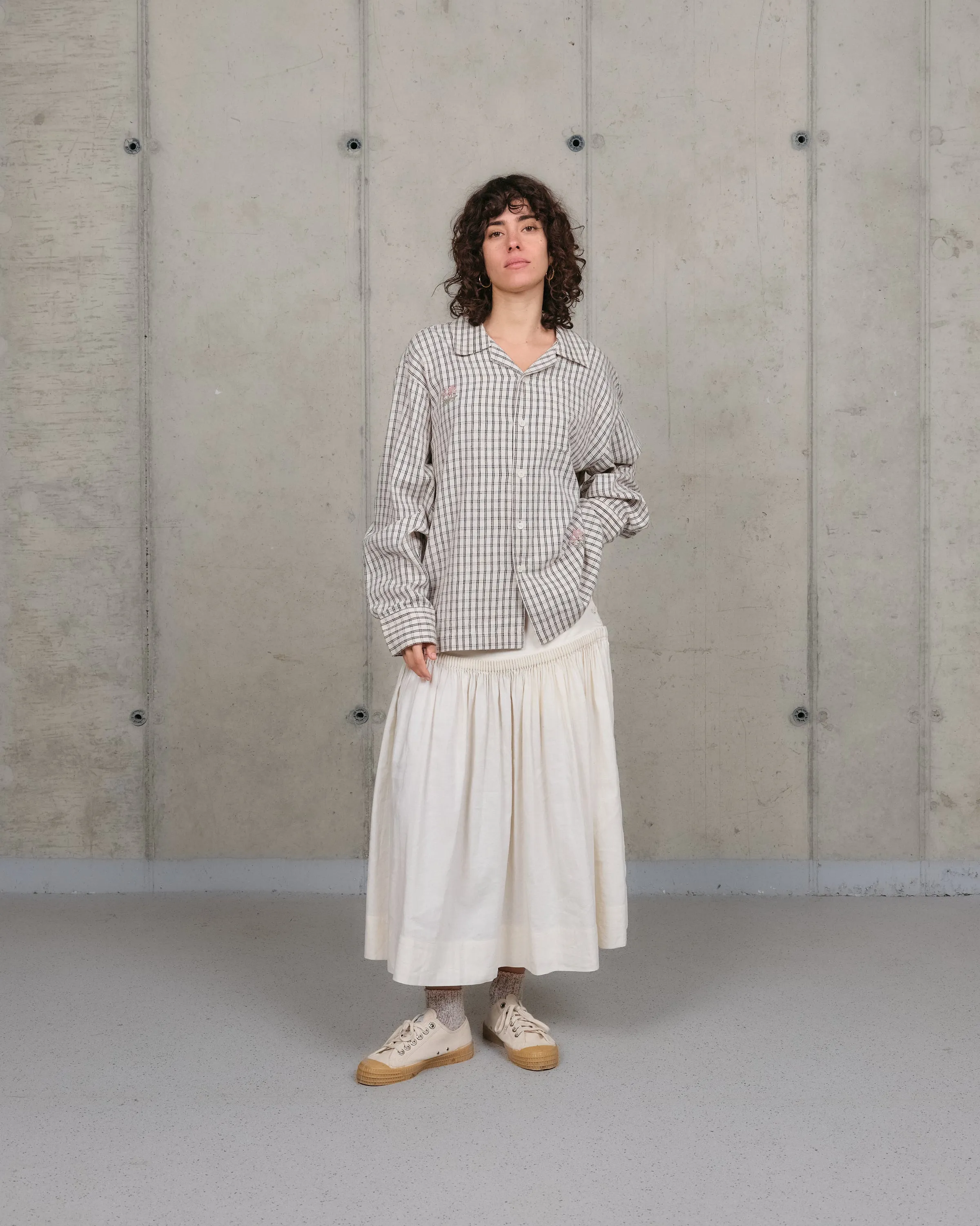 Driftwood Skirt - Ecru Handloom sold by Story Mfg. product image thumbnail 5