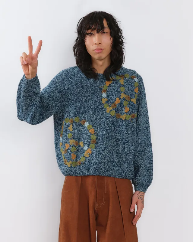Bulb Knit Jumper - Indigo Peace sold by Story Mfg.
