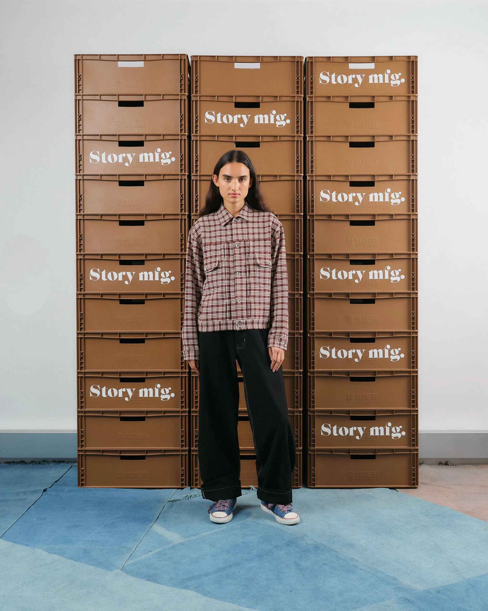 Poetry Pants - Black Wonky-Wear sold by Story Mfg. product image thumbnail 5