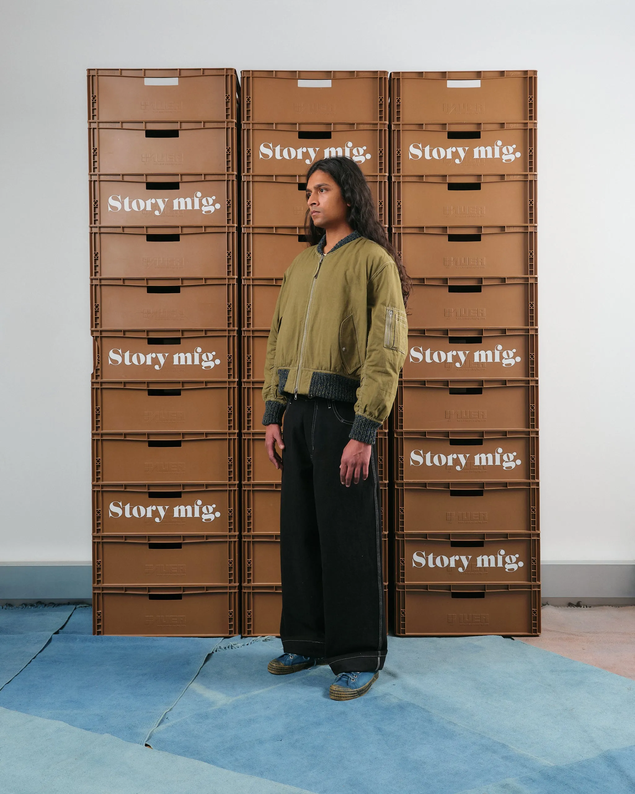 Poetry Pants - Black Wonky-Wear sold by Story Mfg. product image thumbnail 2