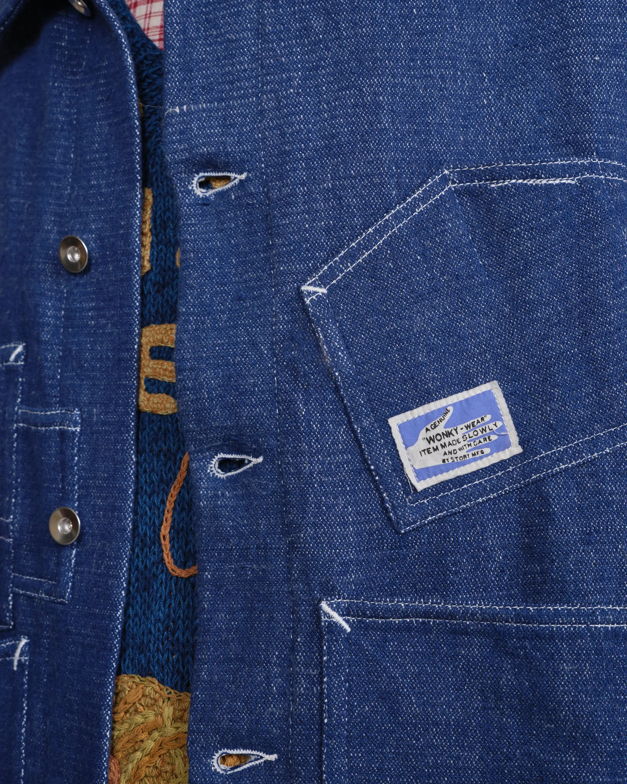 Station Jacket - Handloom Selvedge Denim sold by Story Mfg. product image thumbnail 5