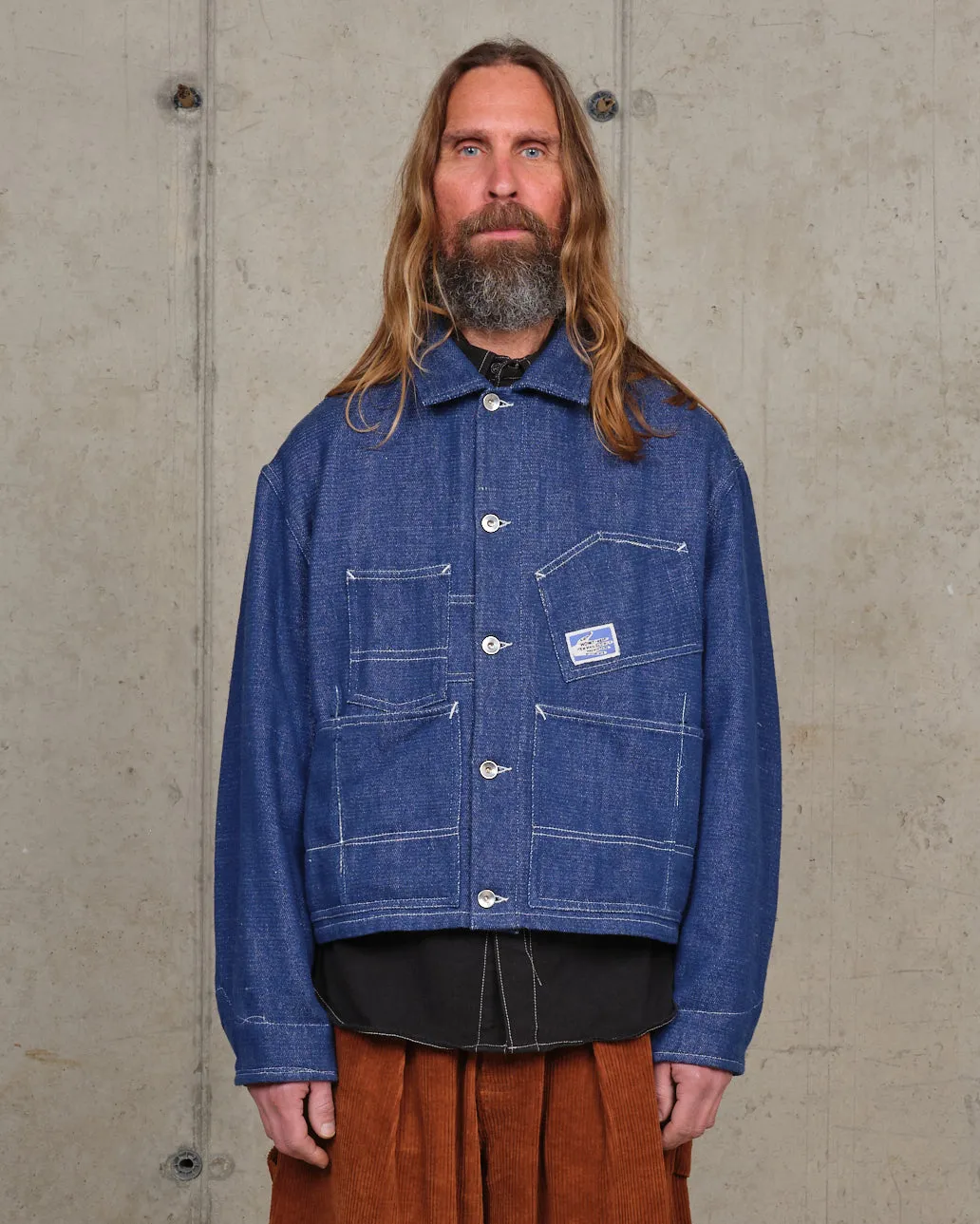 Station Jacket - Handloom Selvedge Denim sold by Story Mfg.