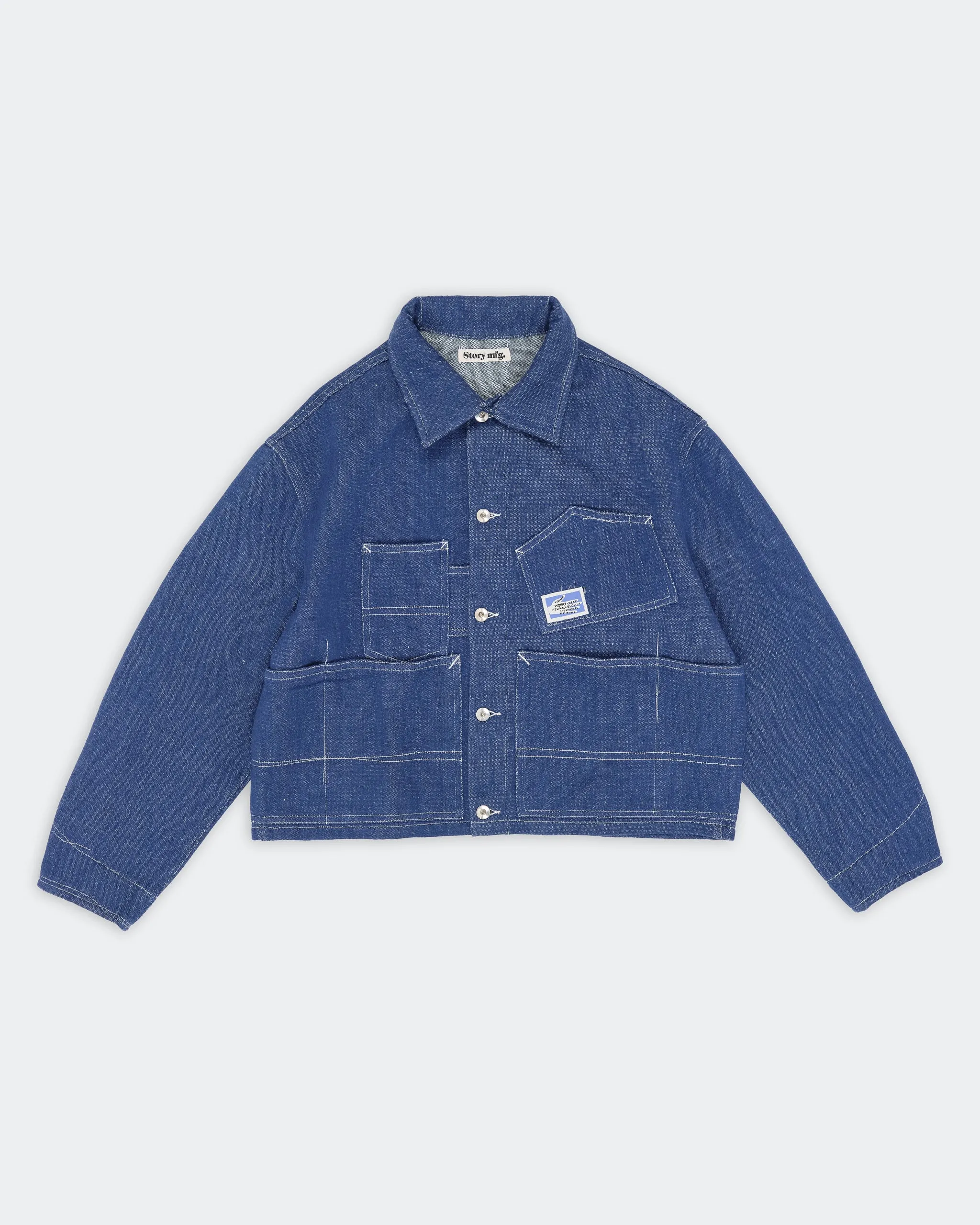 Station Jacket - Handloom Selvedge Denim sold by Story Mfg. product image thumbnail 3