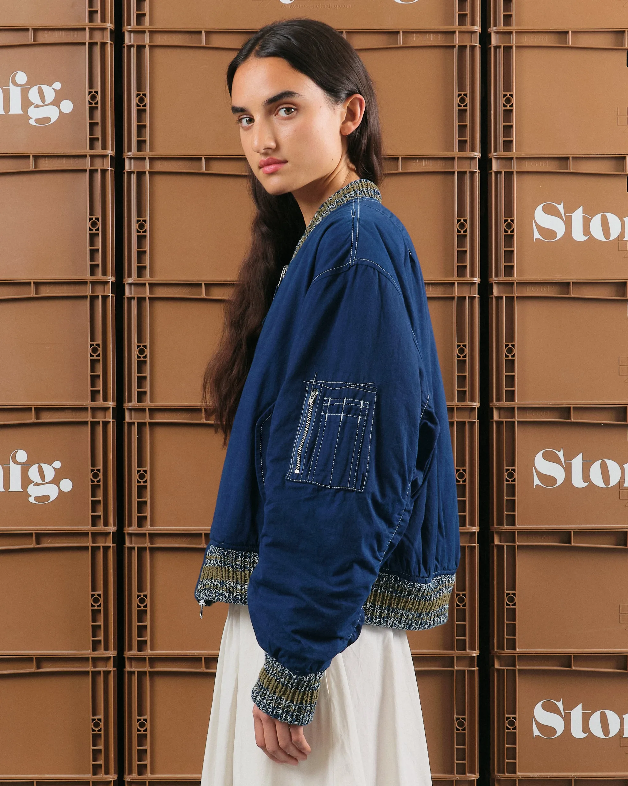 Seed Bomber - Indigo Wonky-Wear sold by Story Mfg. product image thumbnail 4