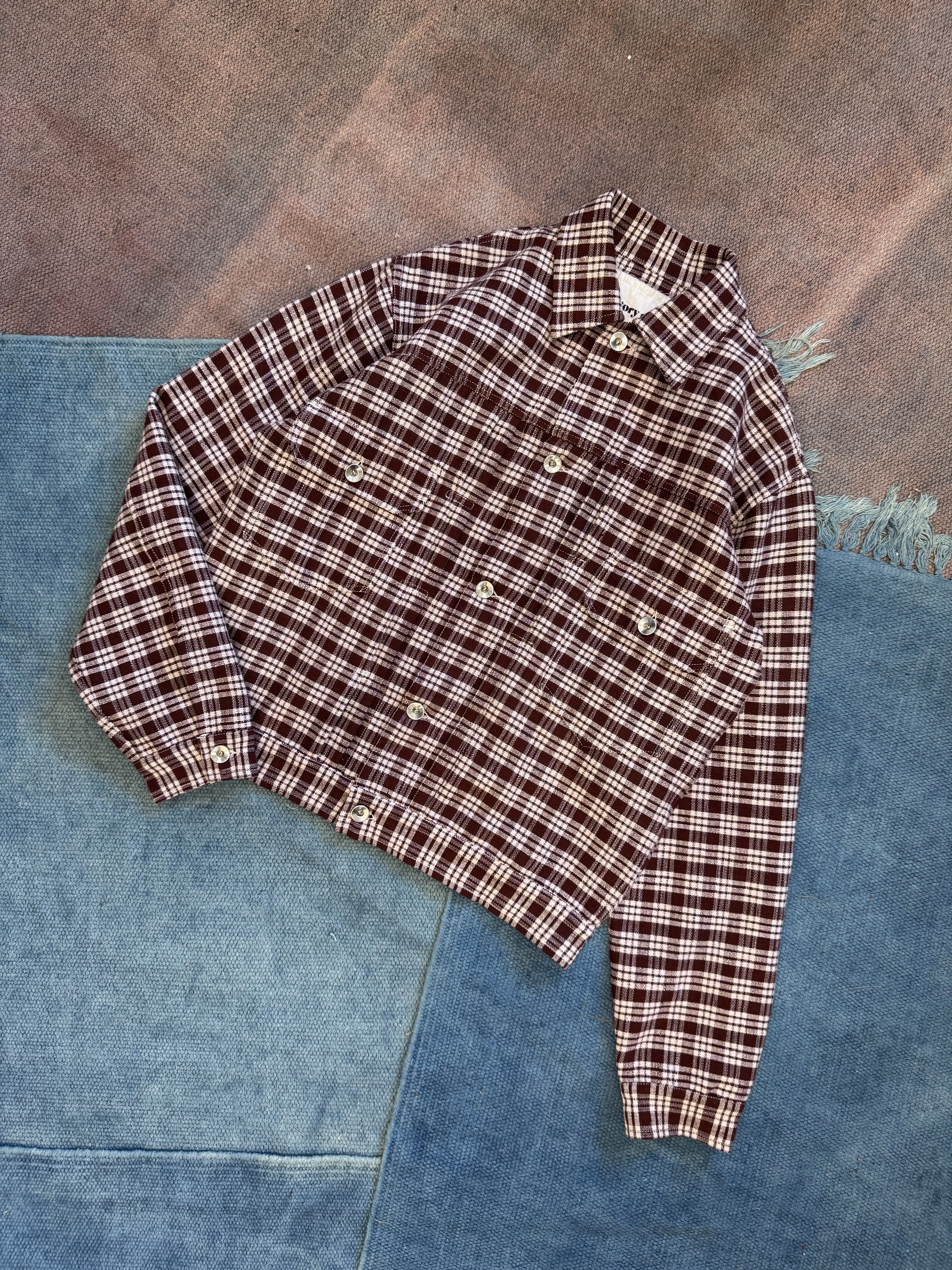 Tuesday Jacket - Wood Check Handloom sold by Story Mfg. product image thumbnail 5