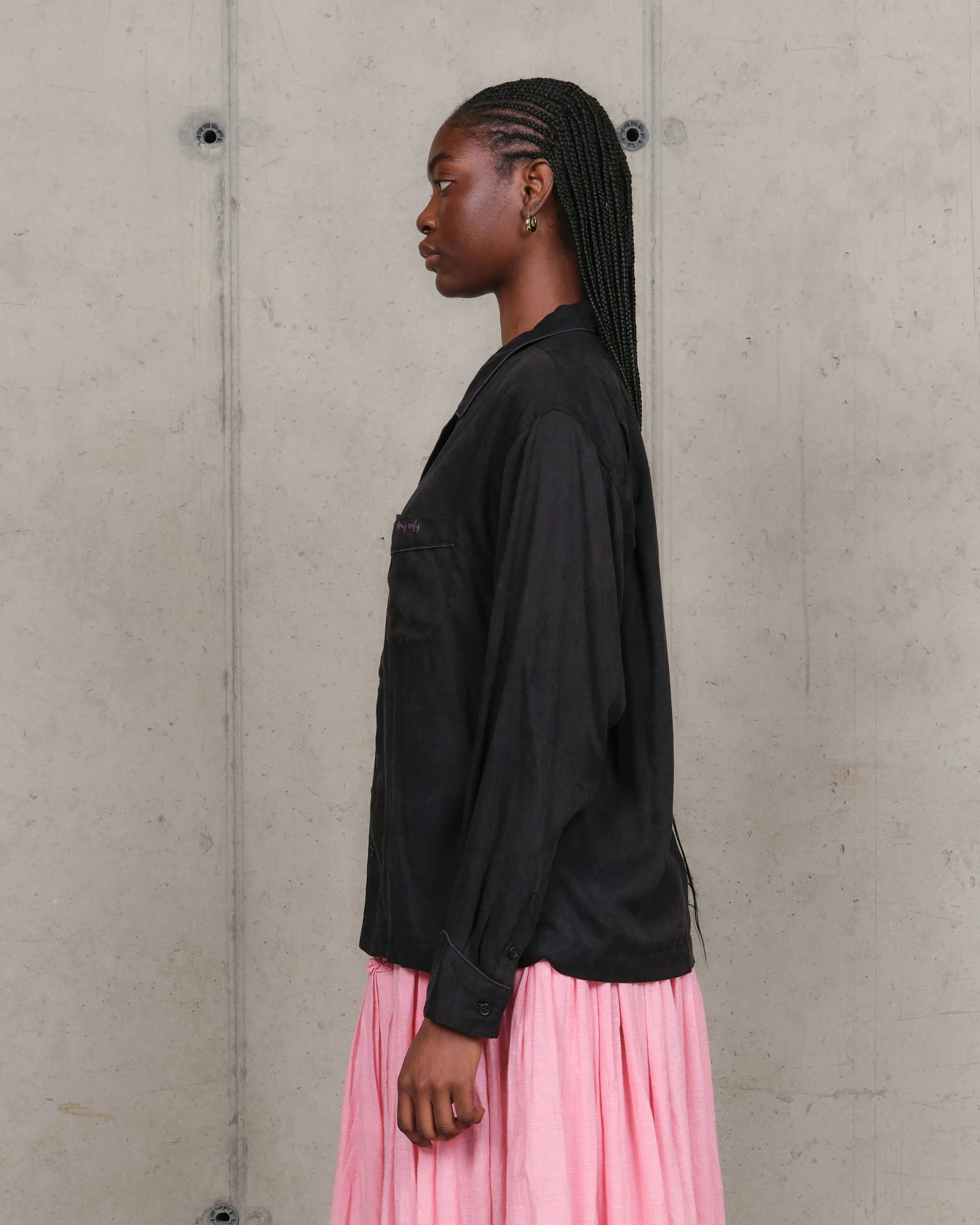 PJ Shirt - Black Tencel sold by Story Mfg. product image thumbnail 5