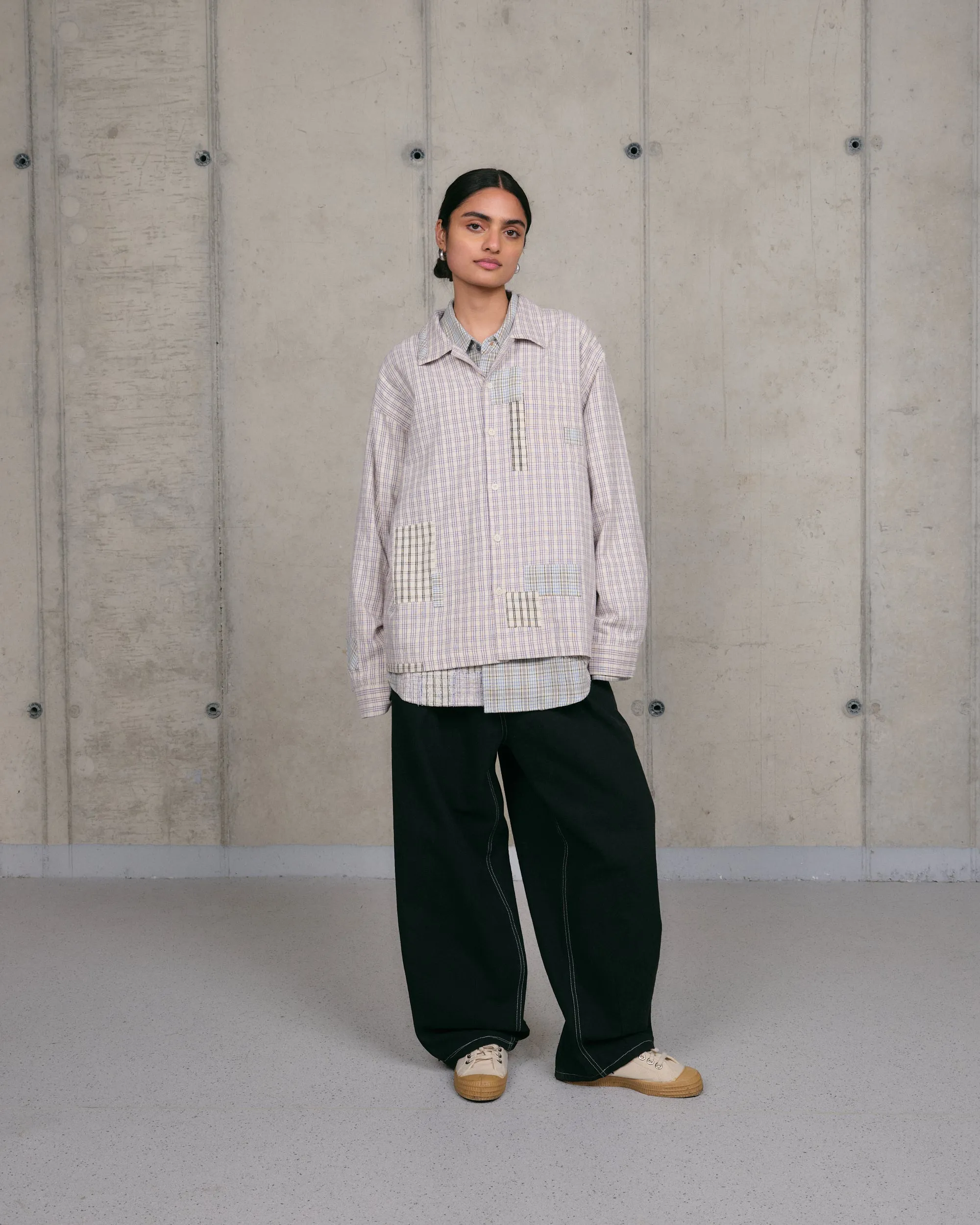 Greetings Shirt LS - Purple Picnic sold by Story Mfg. product image thumbnail 2