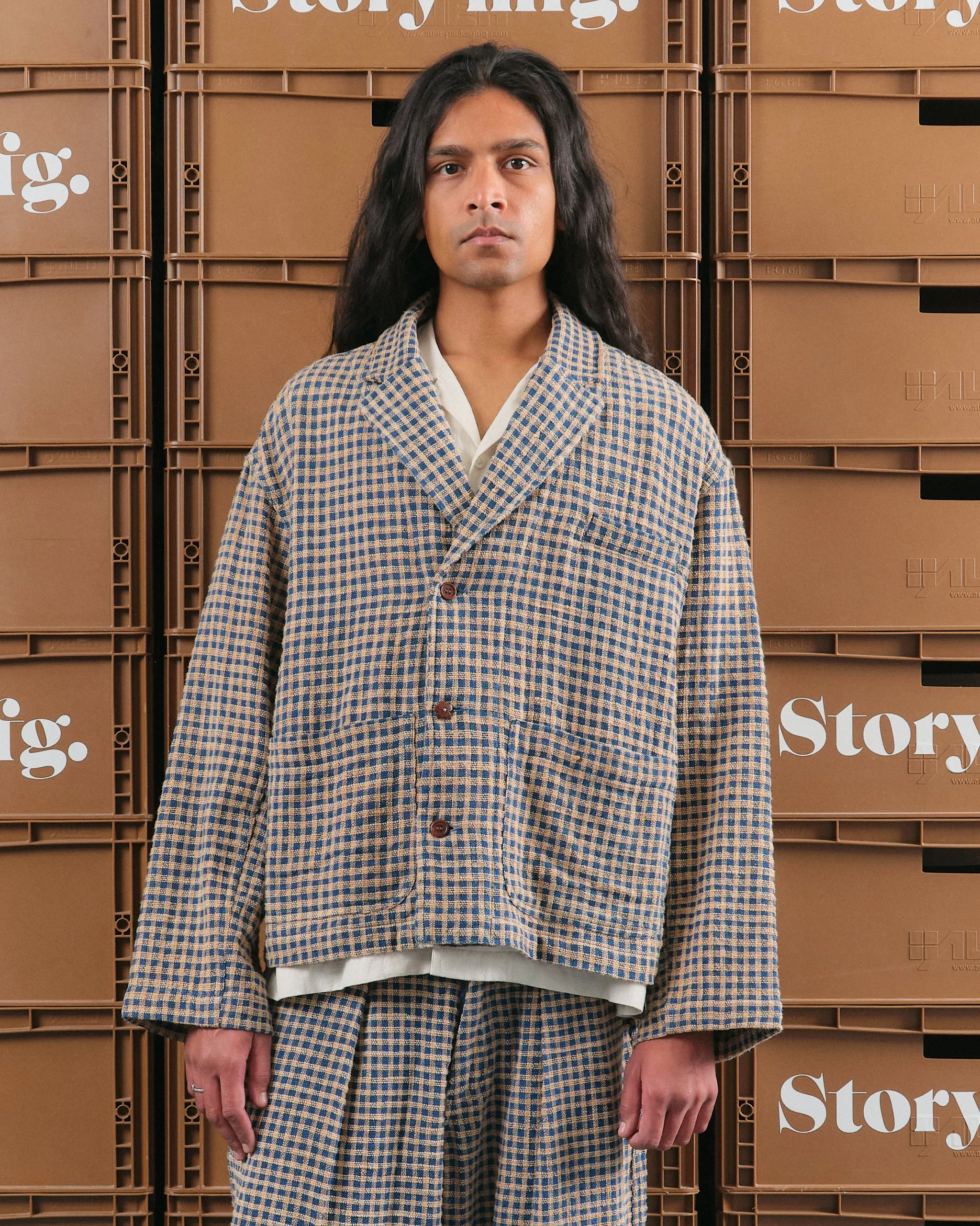 Cove Jacket - Wobbly Waffle sold by Story Mfg.