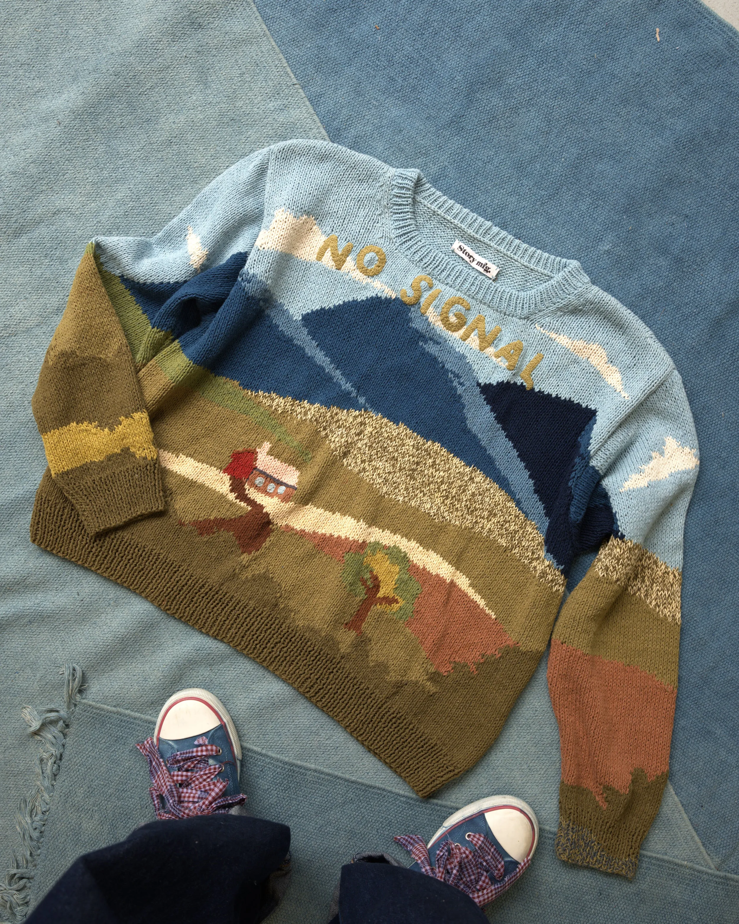 Piper Knit Jumper - Quiet Hills sold by Story Mfg. product image thumbnail 3