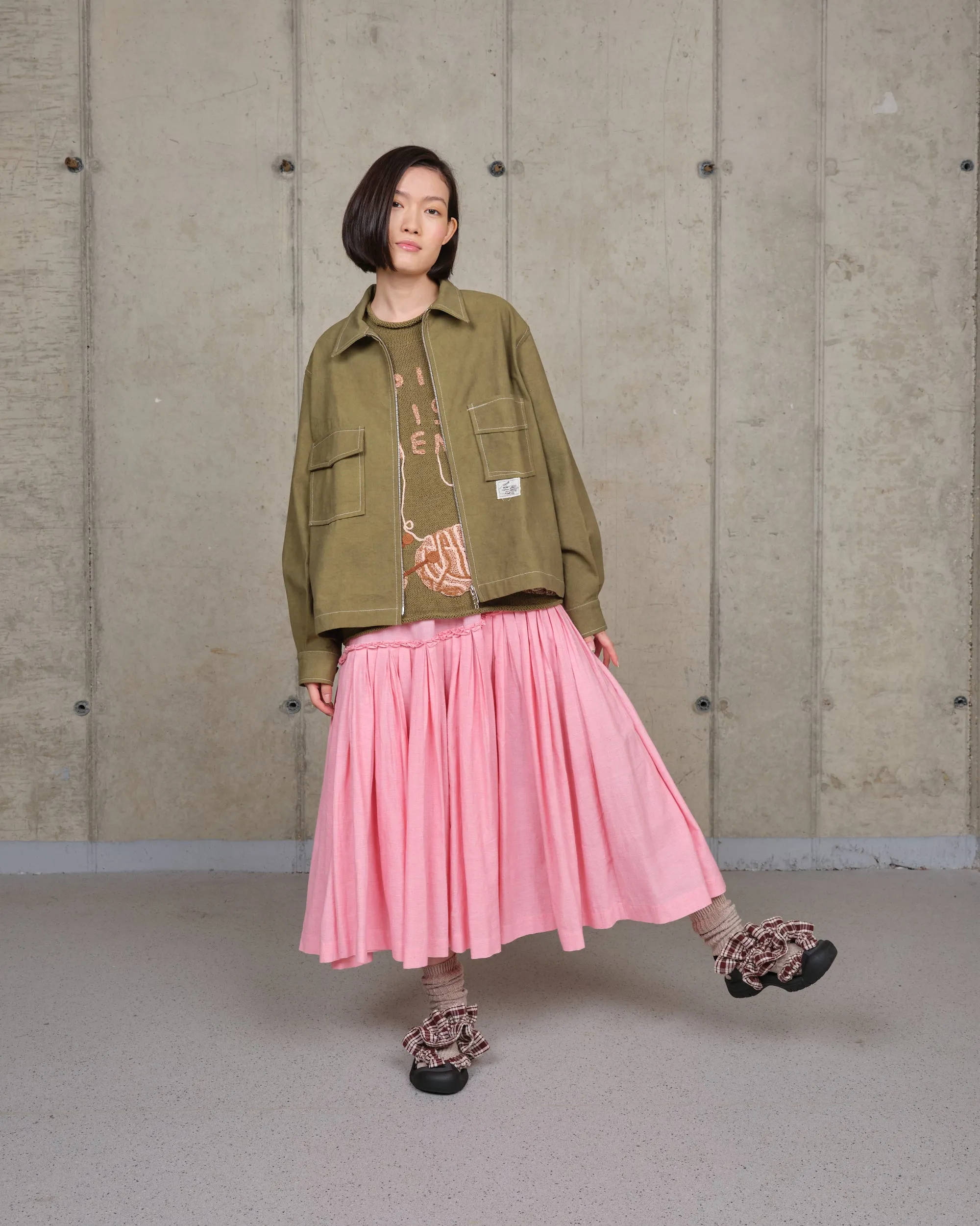 555 Jacket - Olive Wonky-Wear sold by Story Mfg. product image thumbnail 2