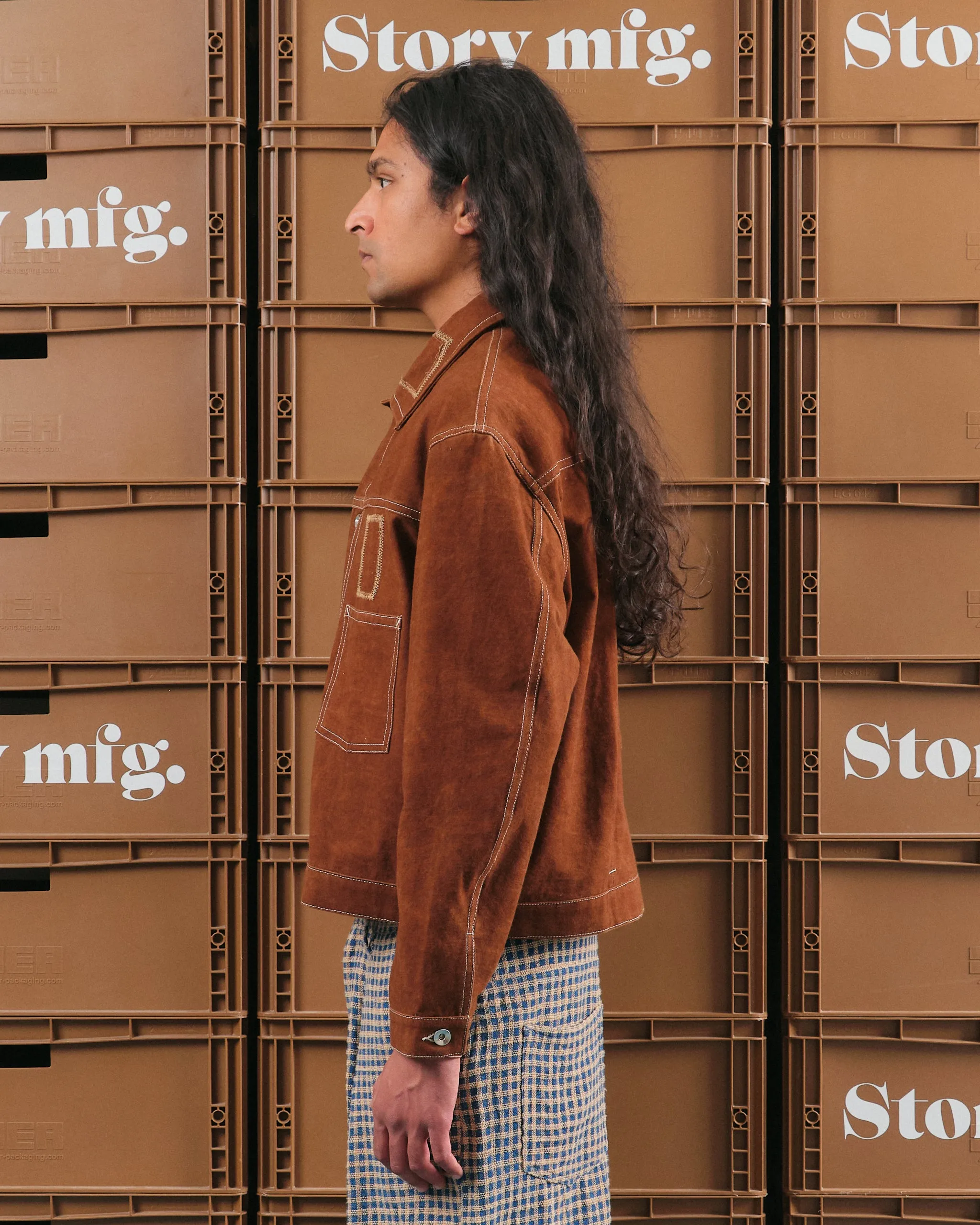 Ever Jacket - Brown Canvas Repair sold by Story Mfg. product image thumbnail 5