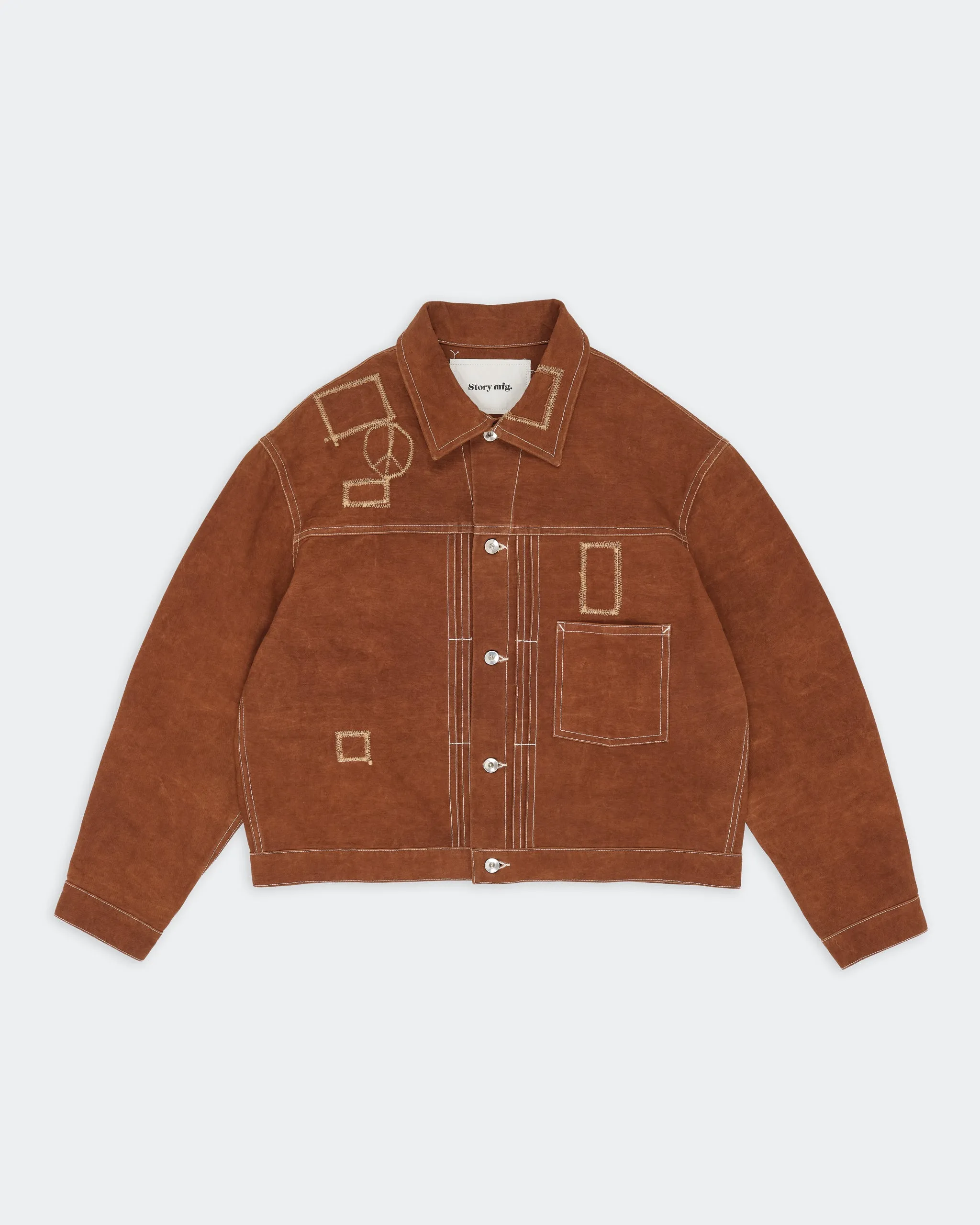Ever Jacket - Brown Canvas Repair sold by Story Mfg. product image thumbnail 2