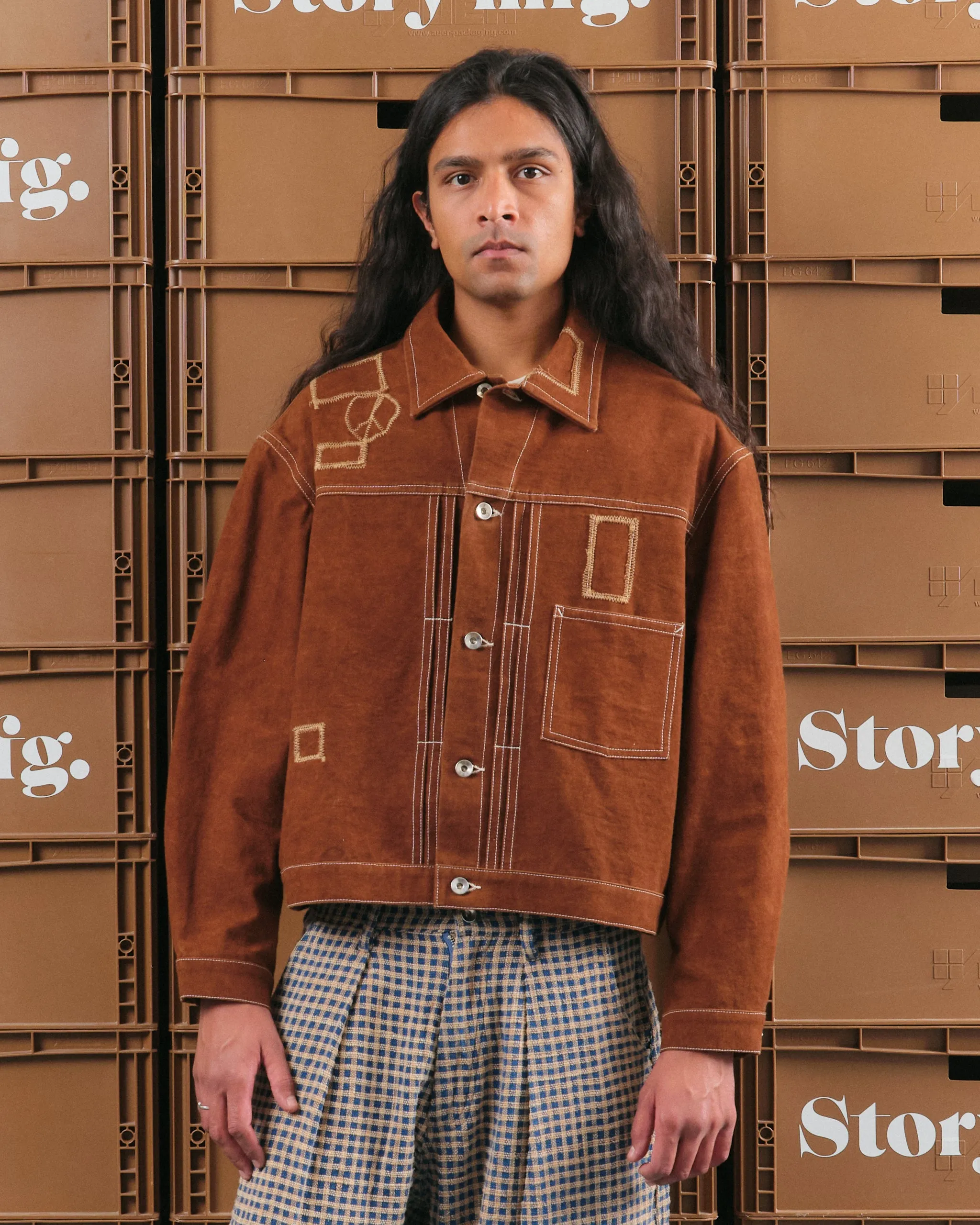 Ever Jacket - Brown Canvas Repair sold by Story Mfg.