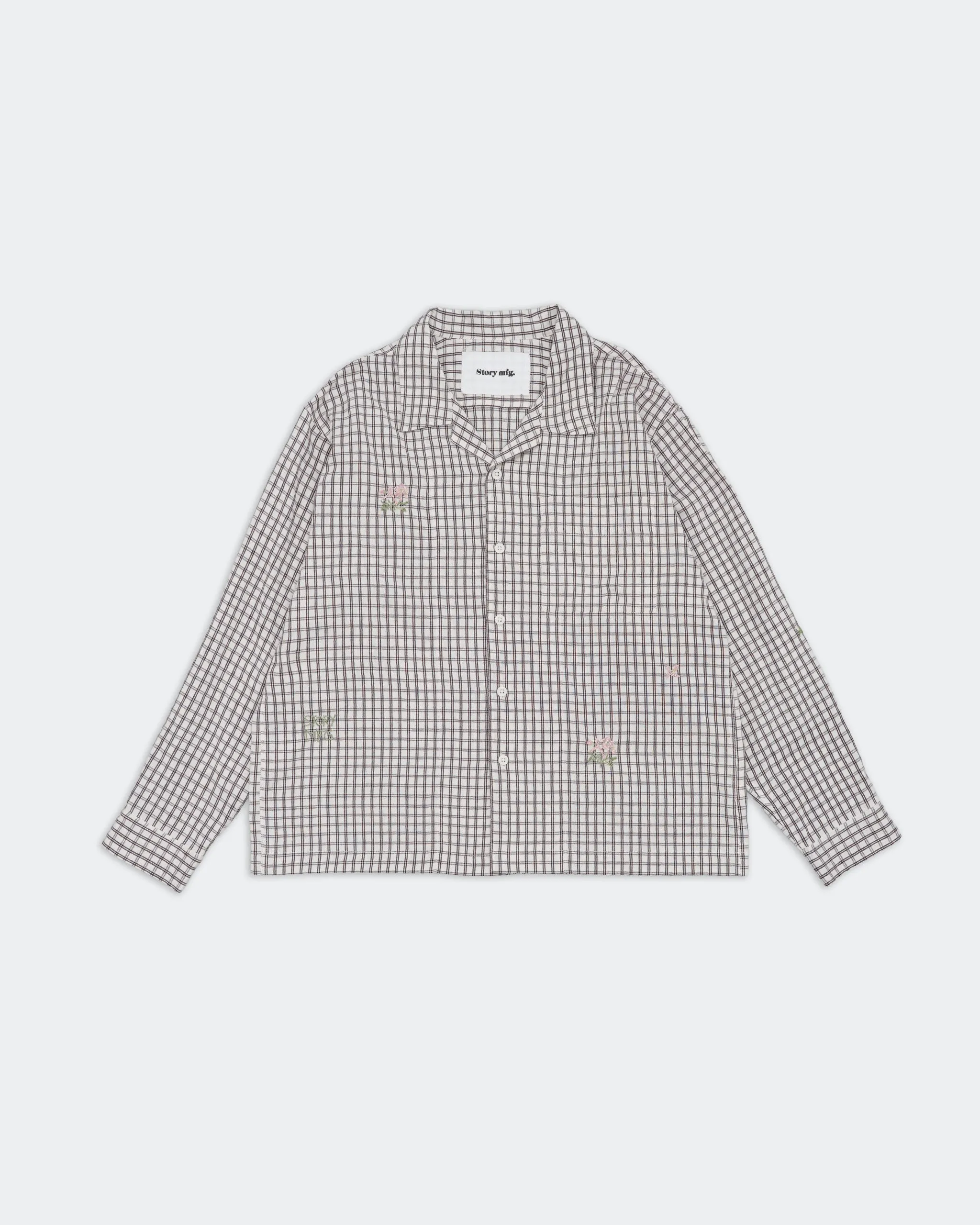Greetings Shirt LS - Interrupted Beads sold by Story Mfg.